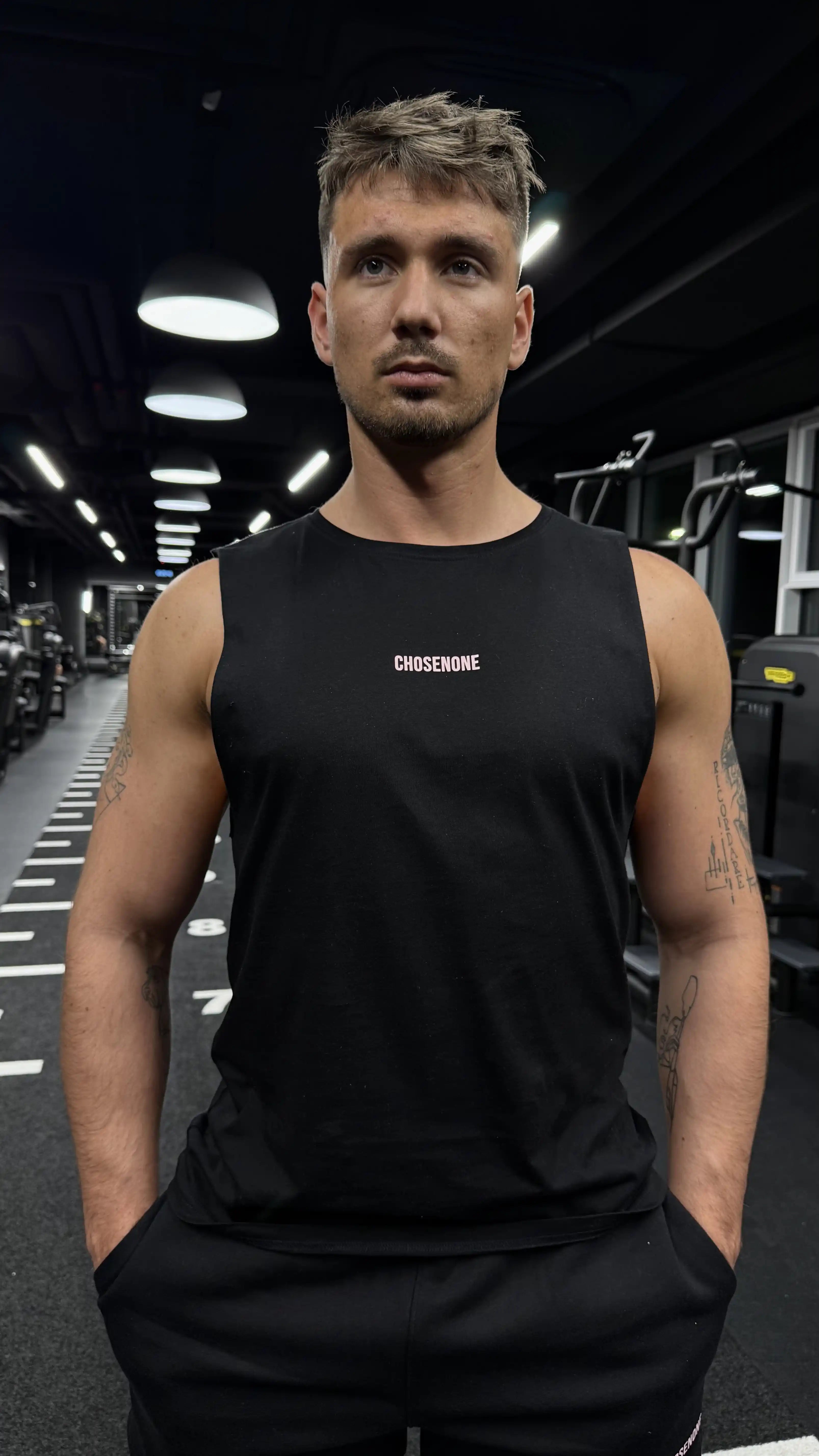 COZY Tank Top Black/Pink (M)