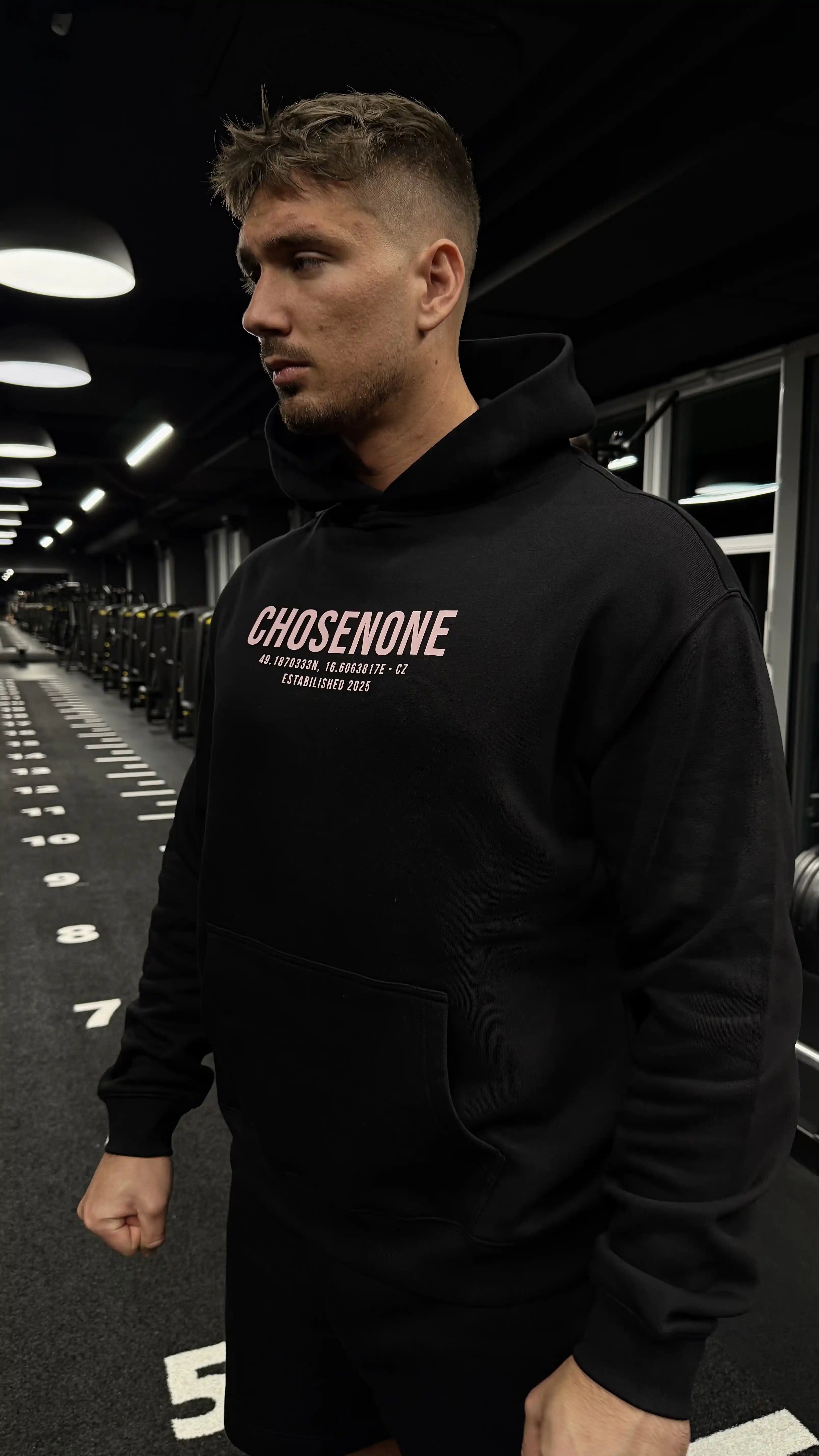 COZY Hoodie Black/Pink (M)