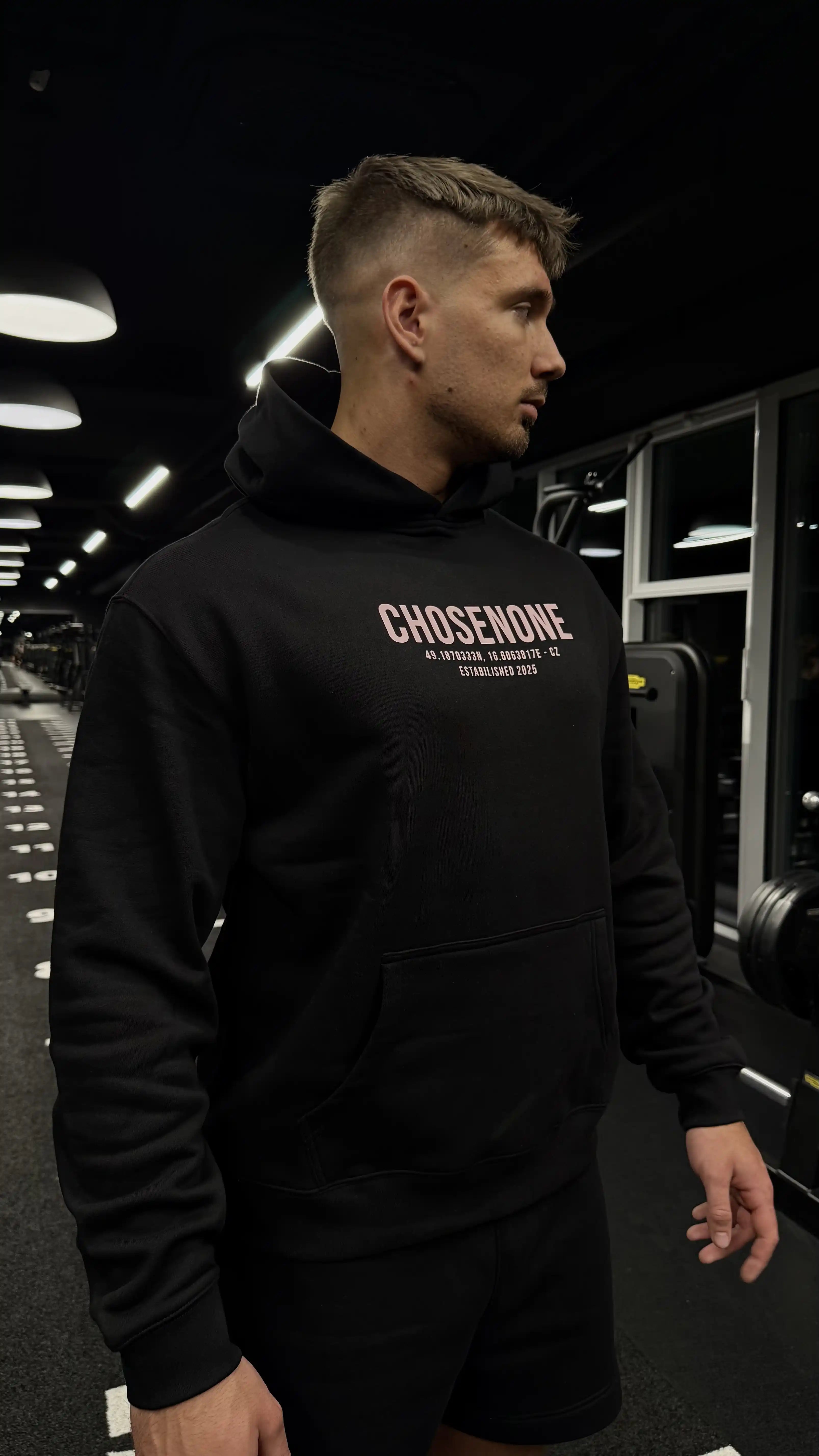 COZY Hoodie Black/Pink (M)