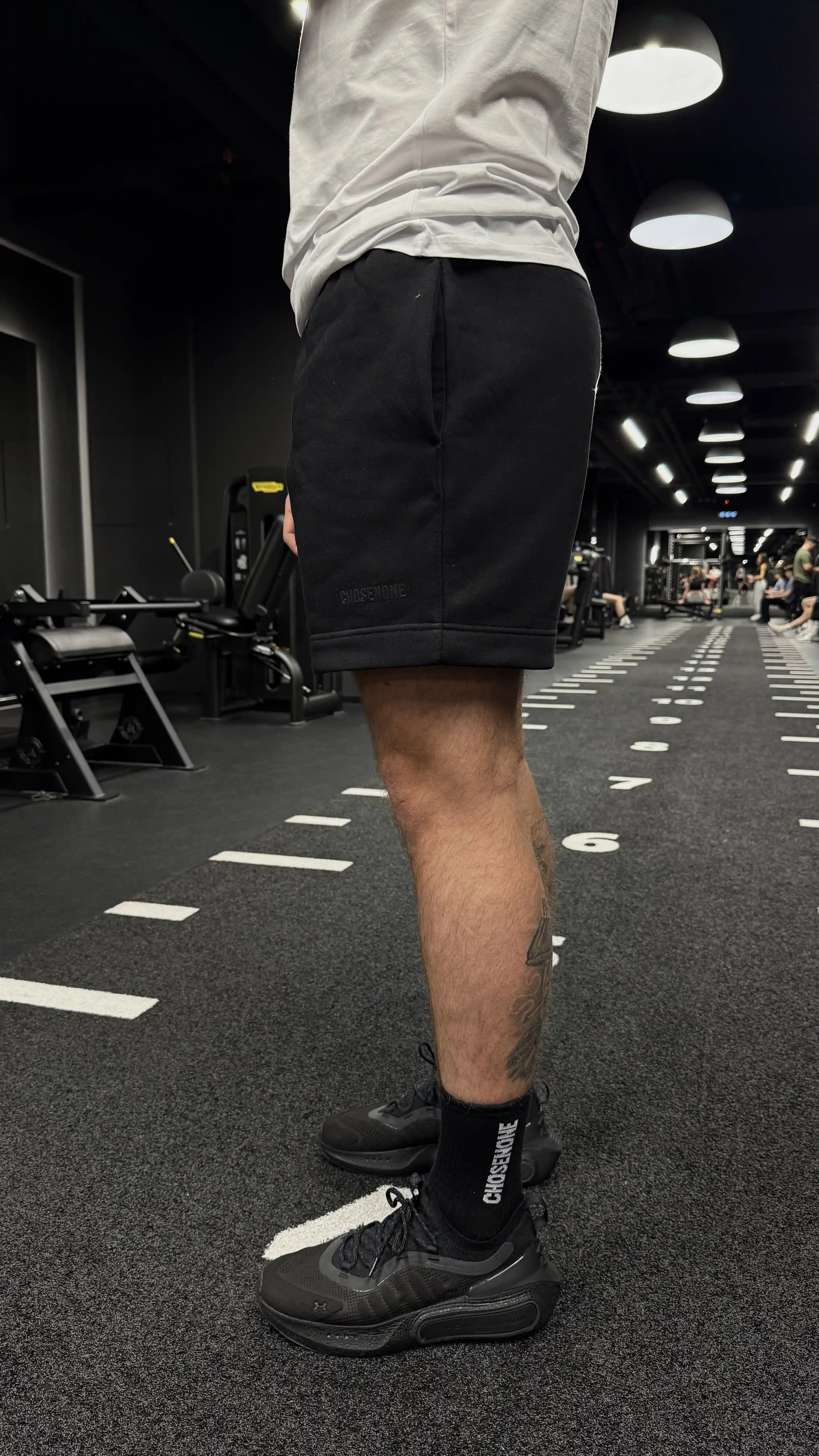 COZY Shorts Black/Black suede