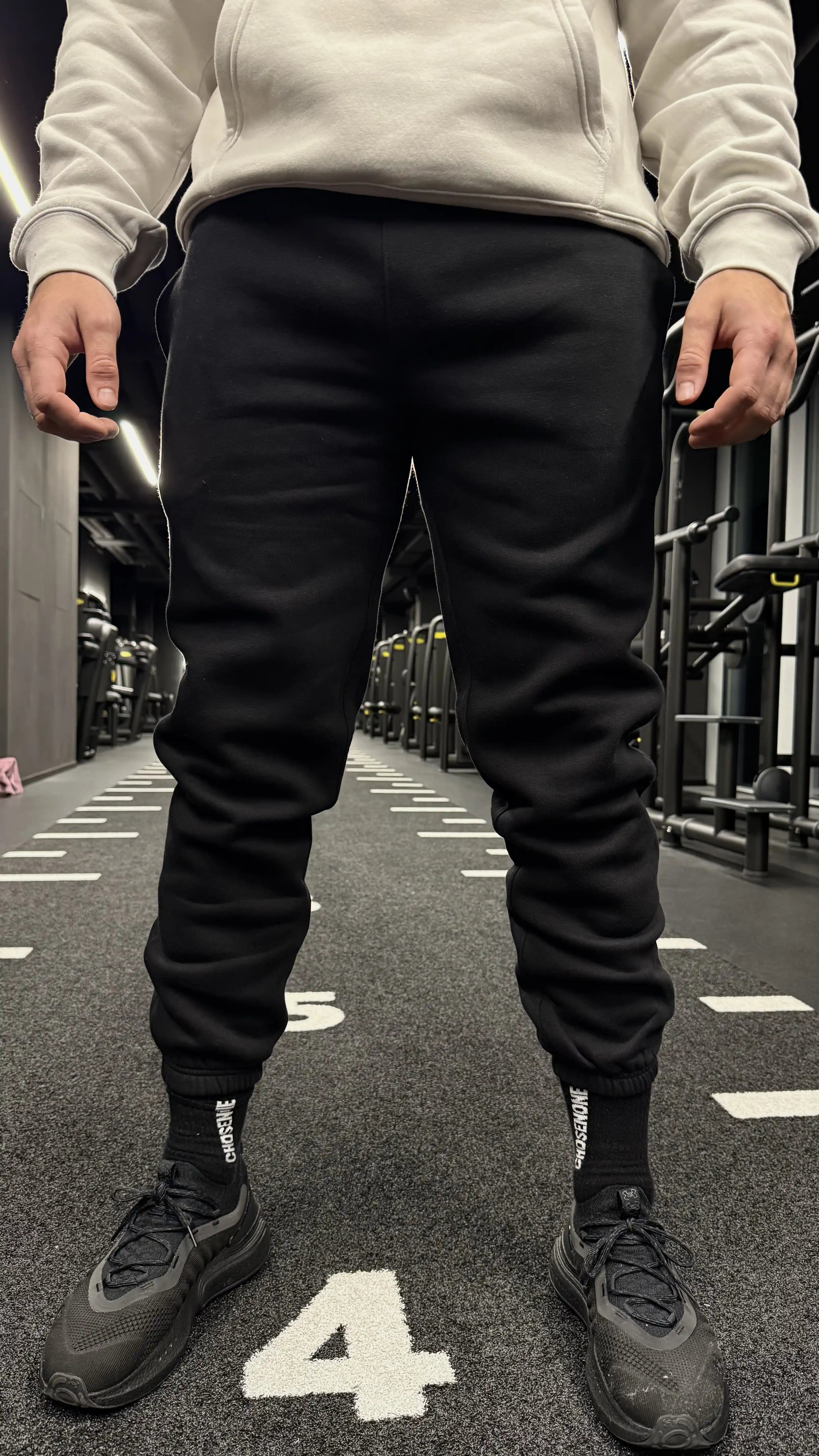 COZY Joggers Black/Black suede (M)