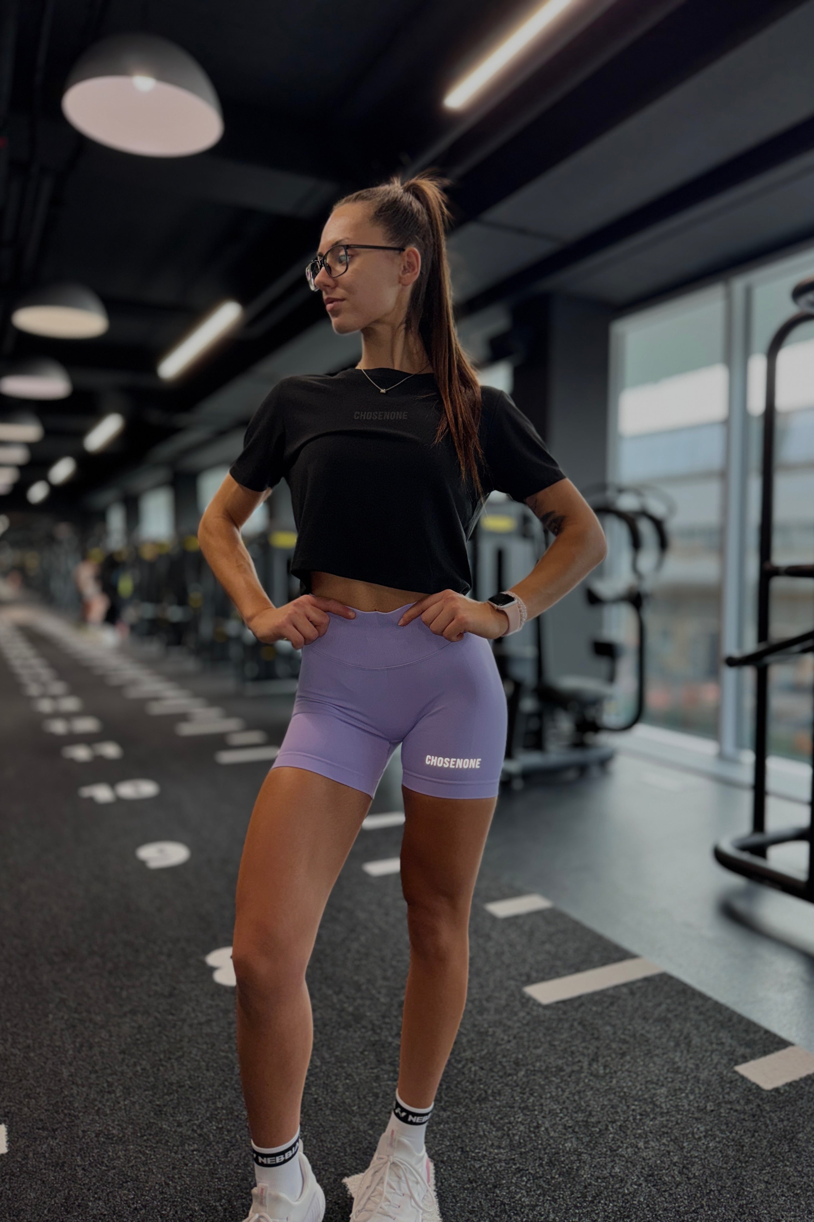 CHOSEN ACTIVE Shorts Lila