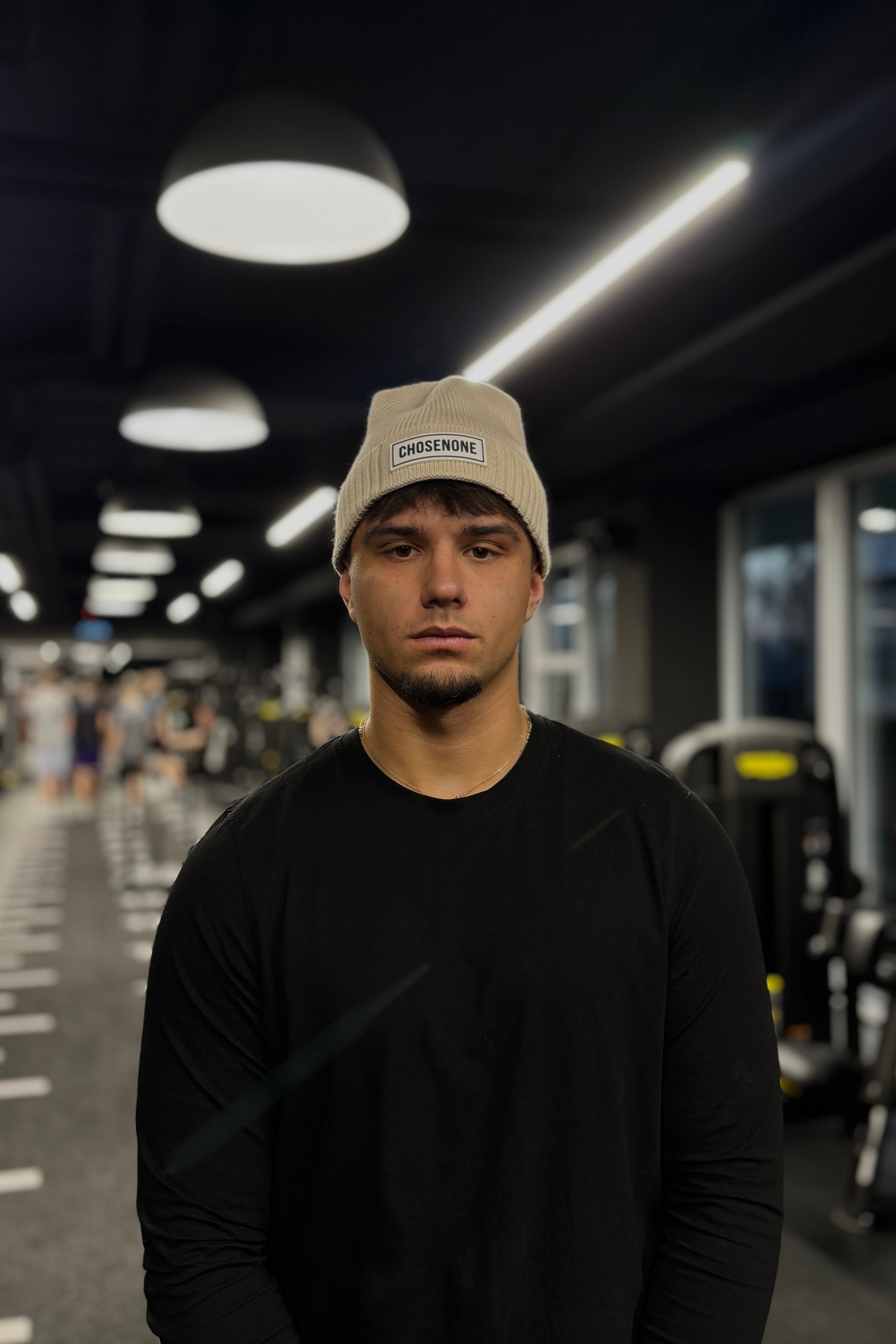 CHOSEN Hat Beige/White (M)