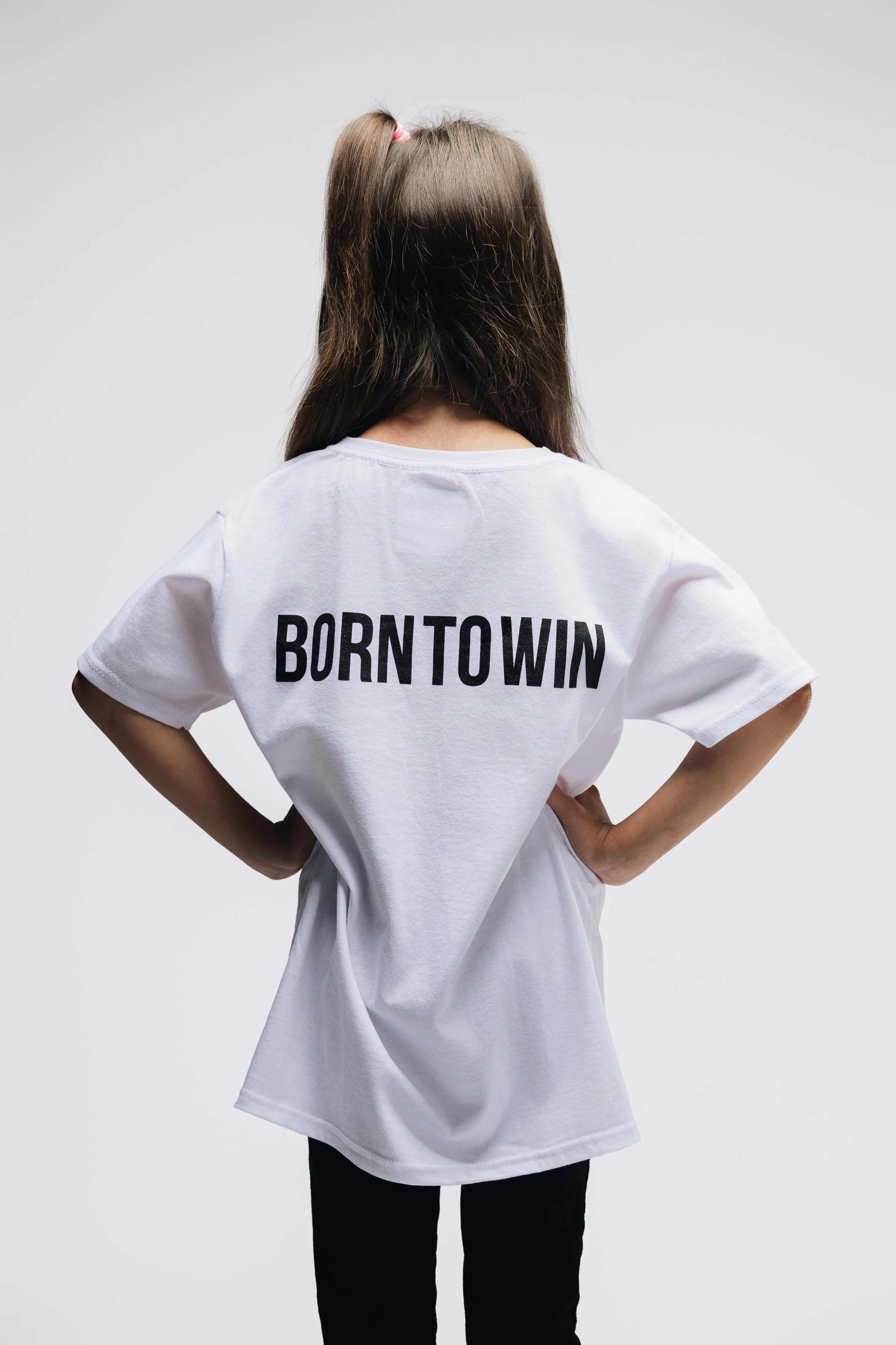 T-shirt Born to Win White