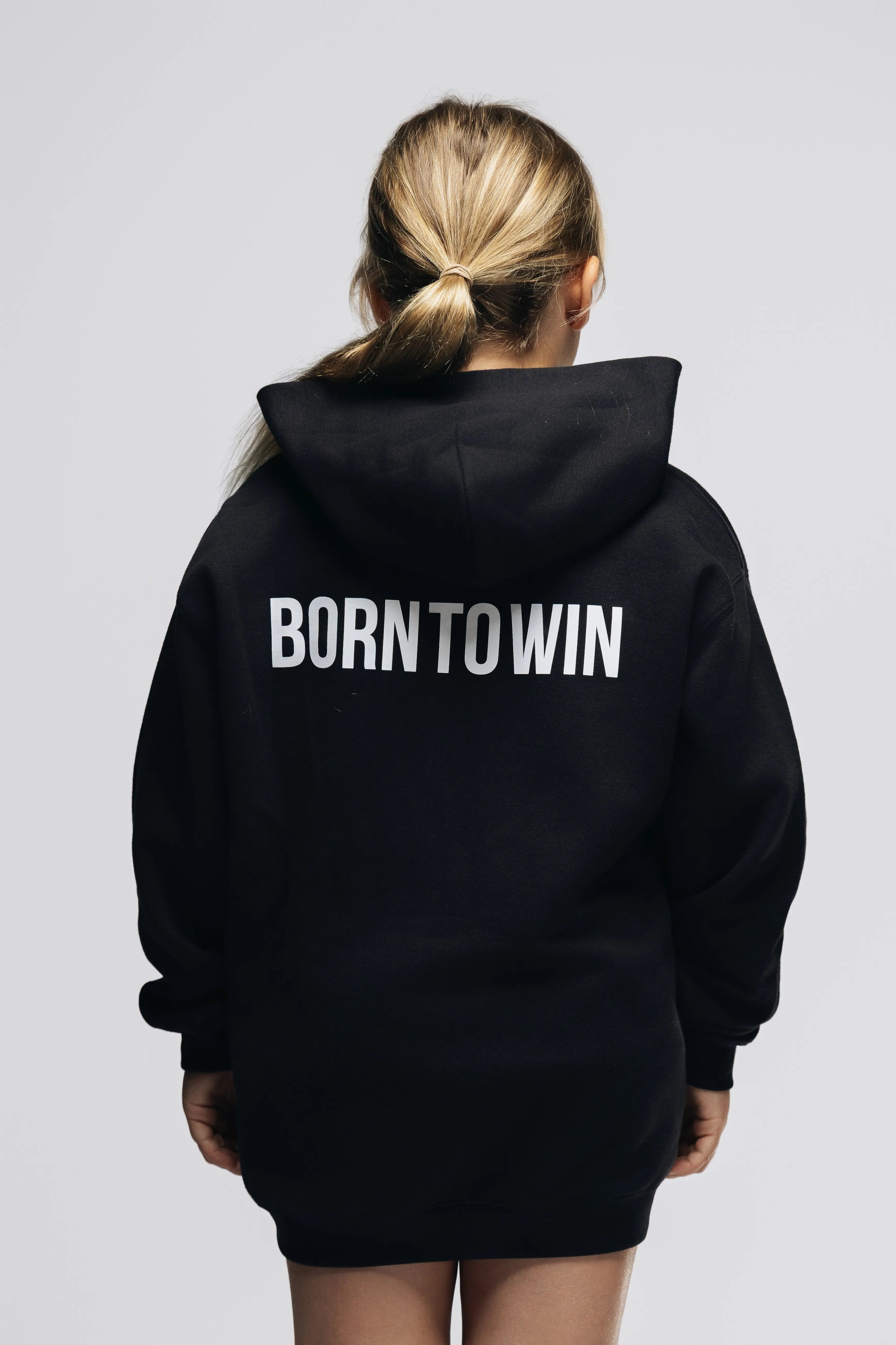 Hoodie Born to Win Black