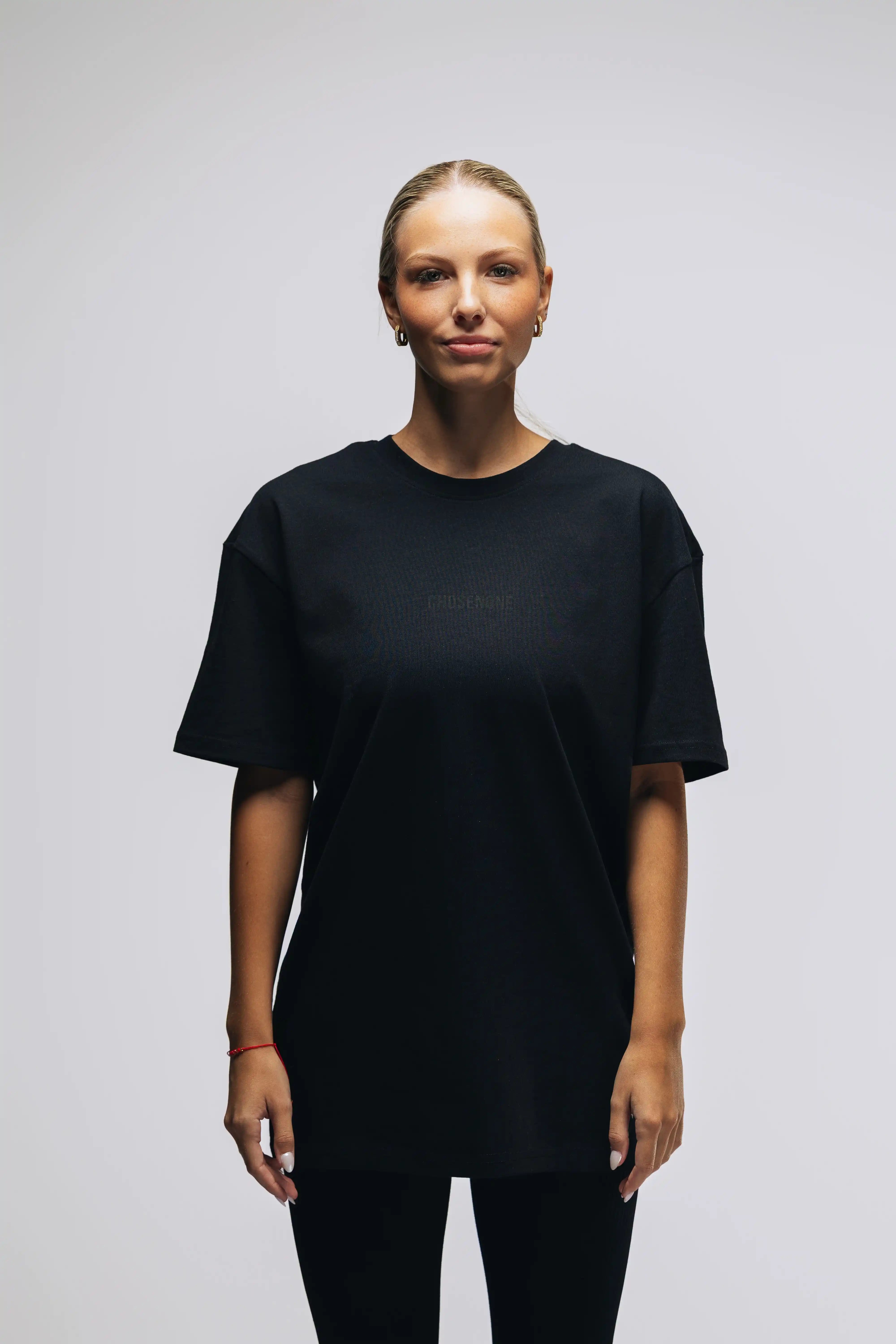 ESSENTIALS oversized T-shirt black (W)