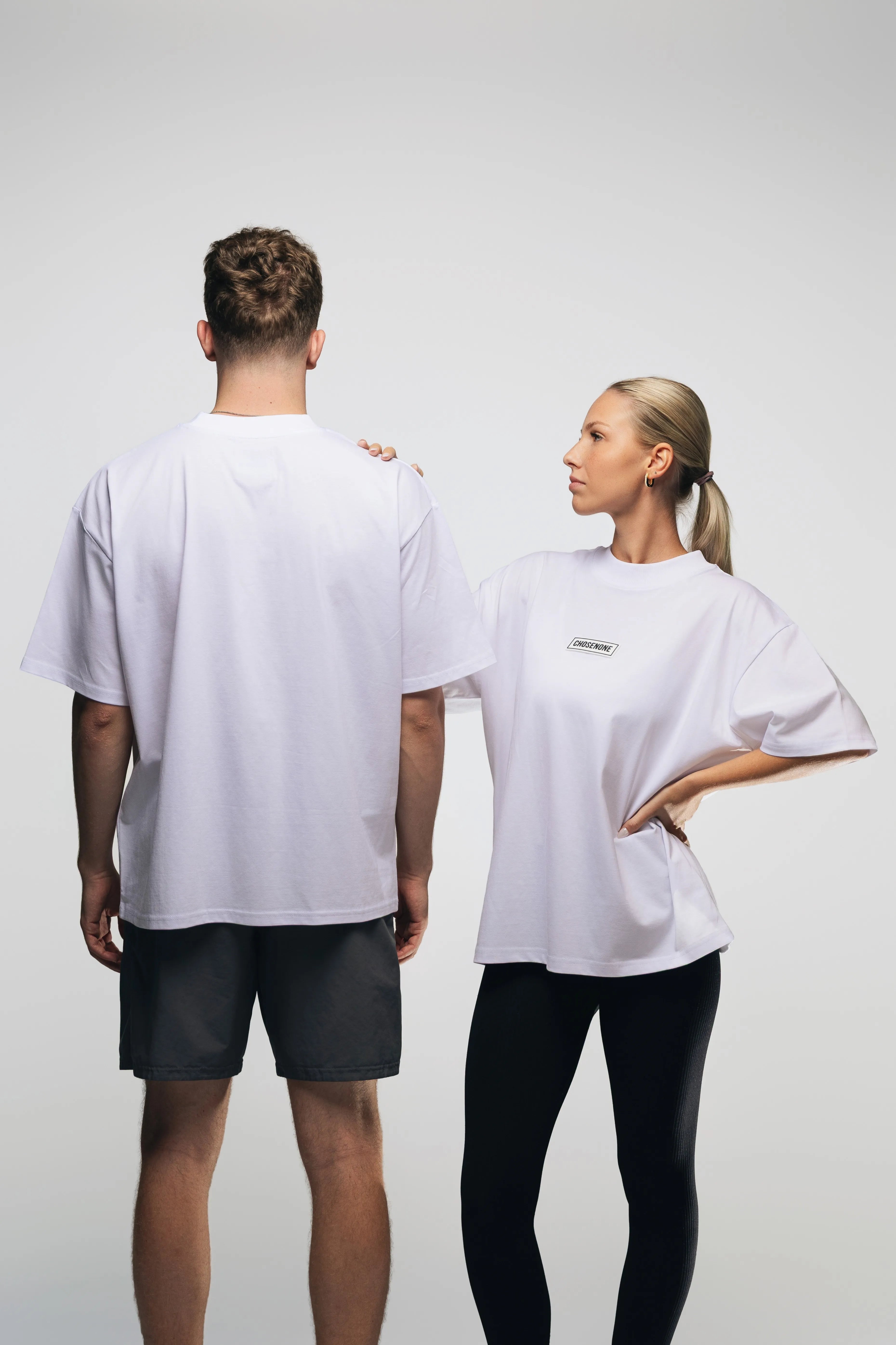 DRIP Oversized T-shirt White/White (M)