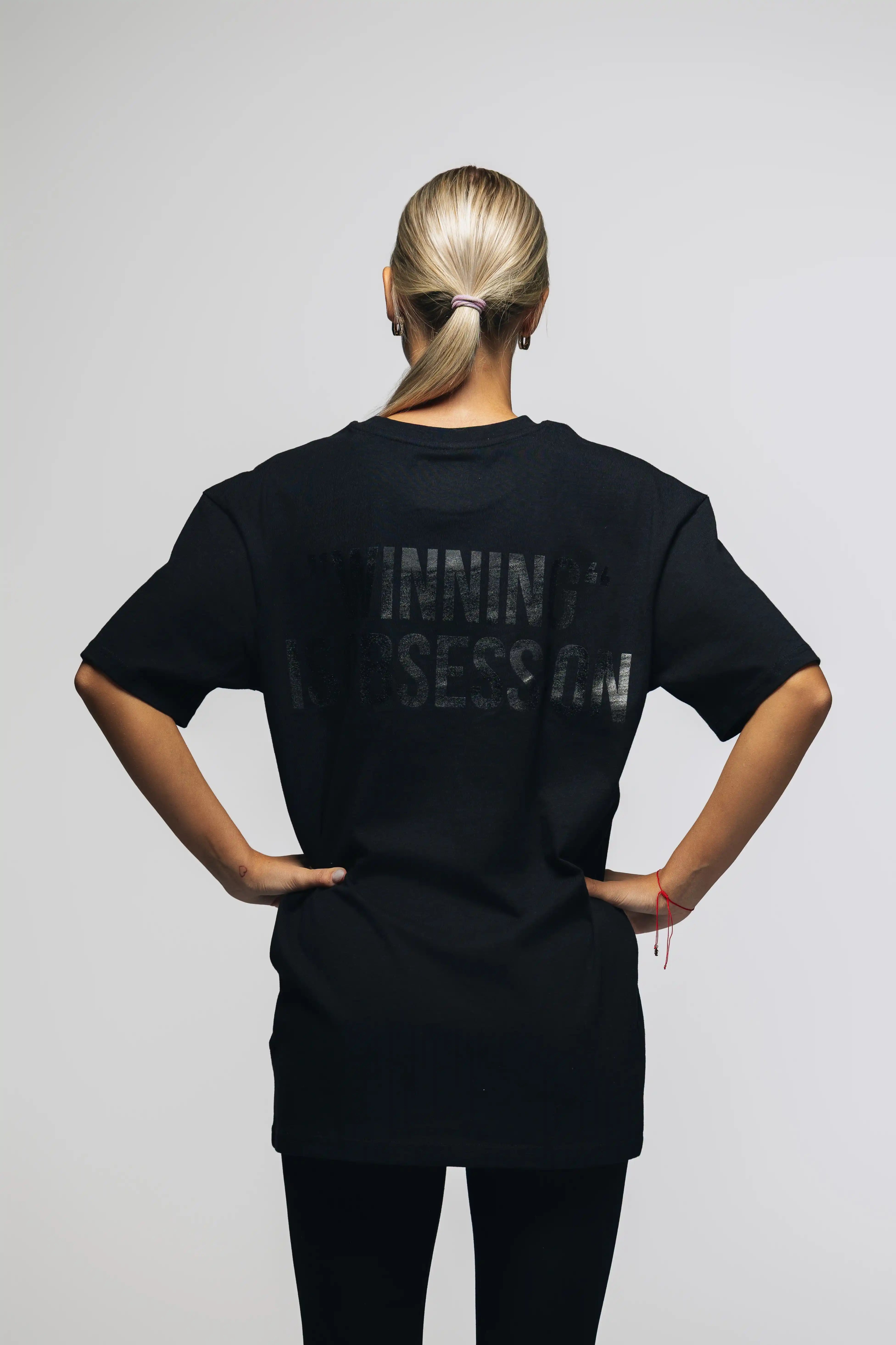 ESSENTIALS oversized T-shirt black (W)