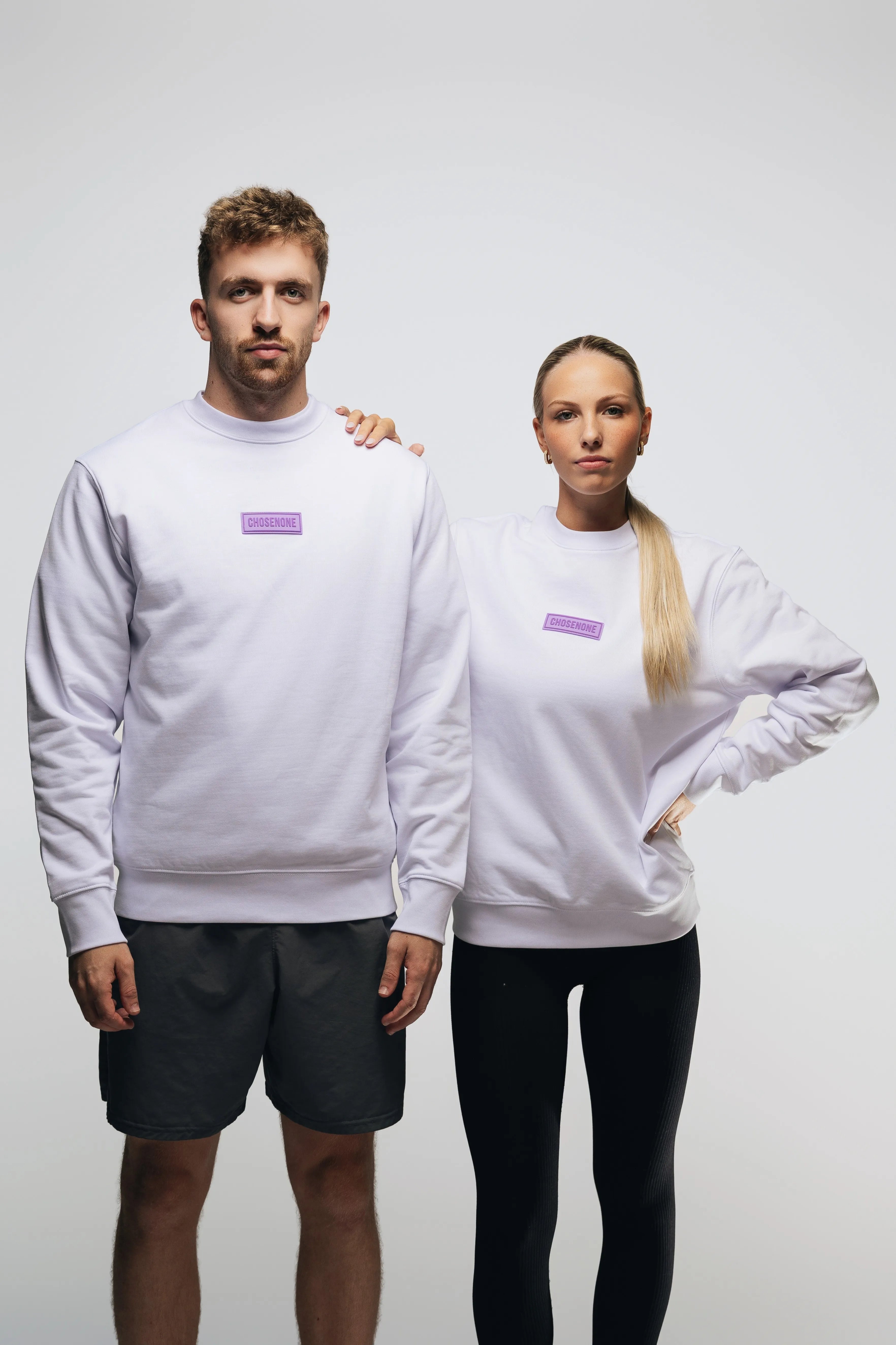 DRIP Crewneck White/Lilac (M)