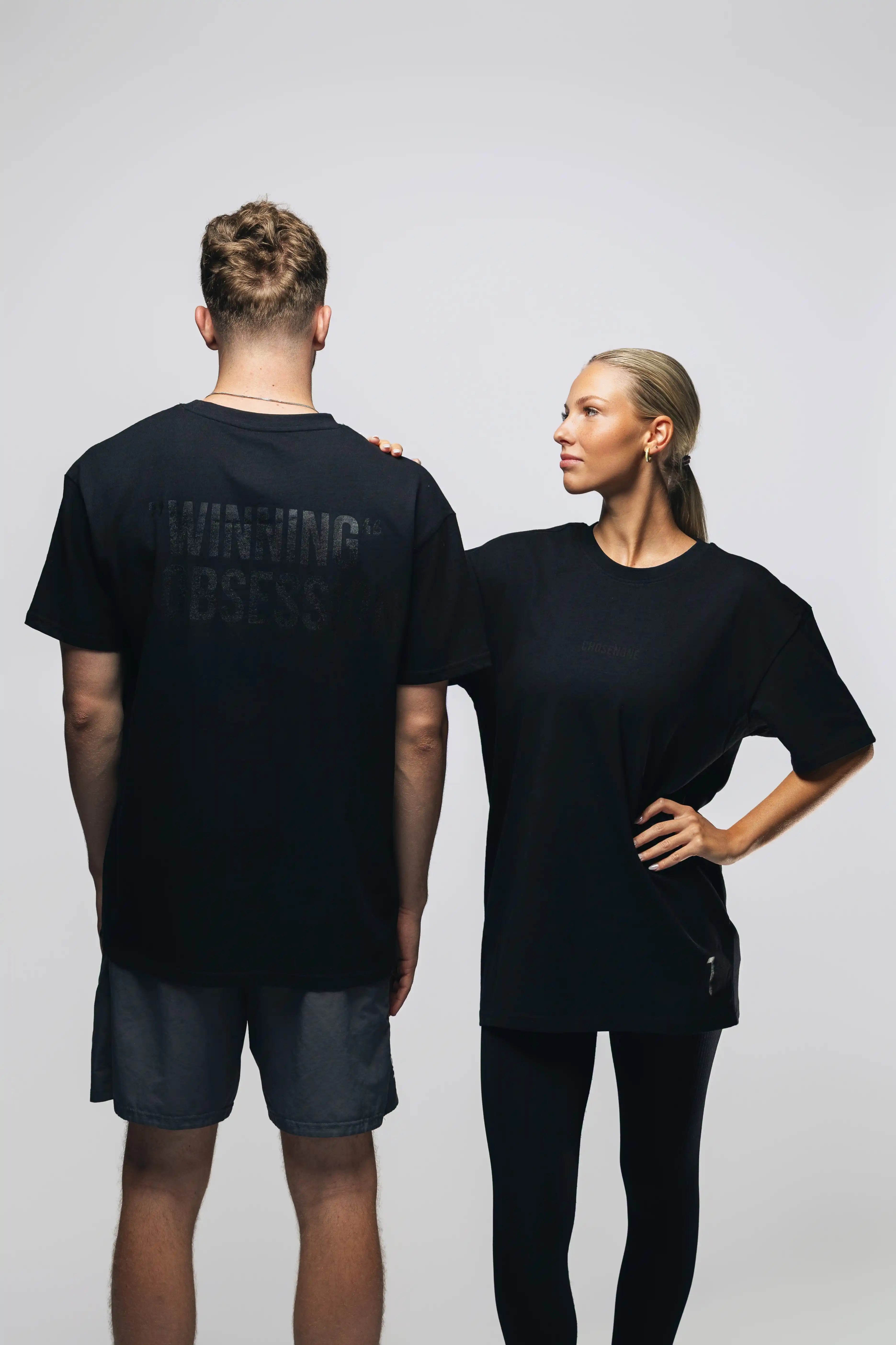 ESSENTIALS oversized T-shirt black (W)