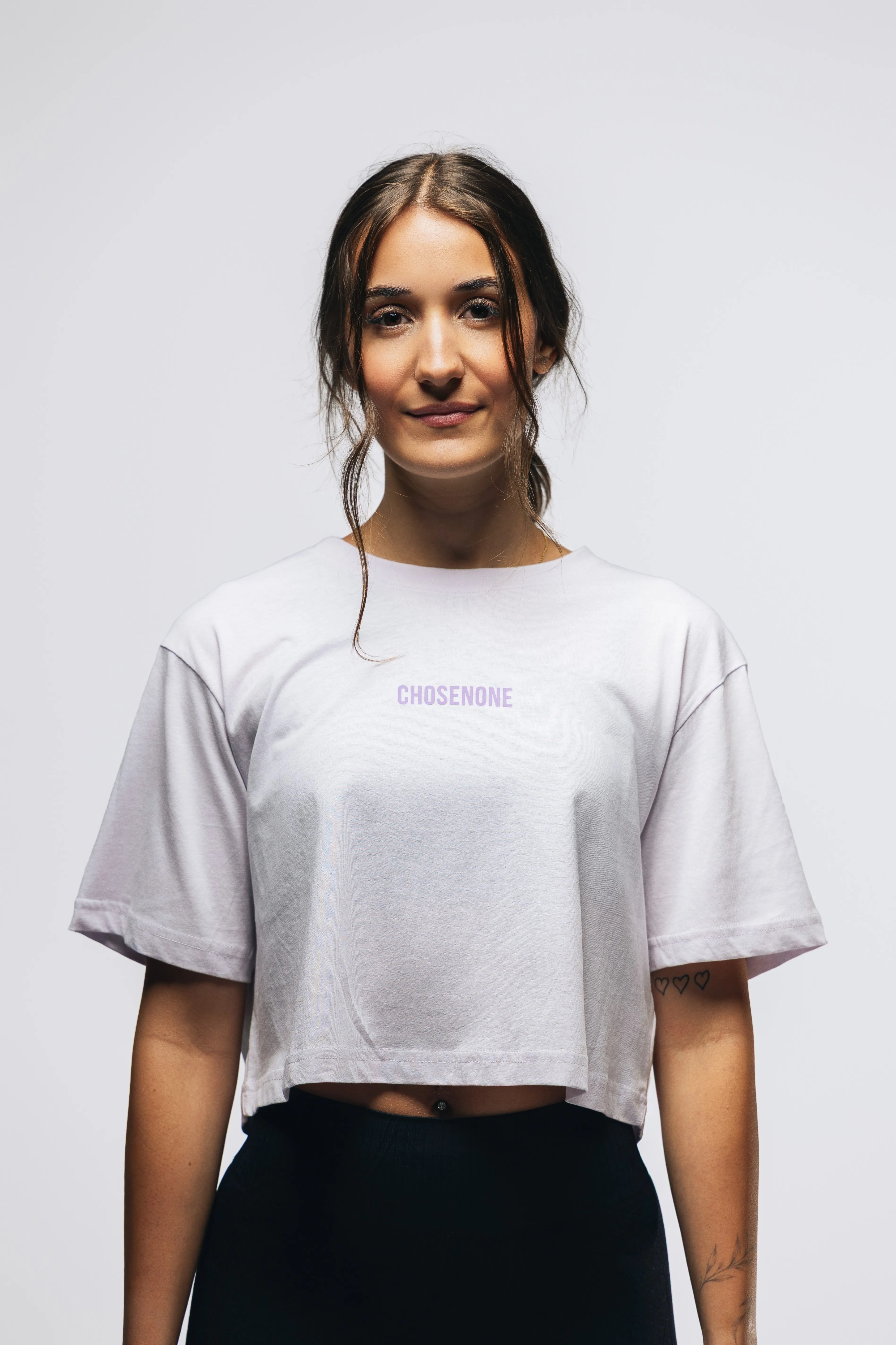 ESSENTIALS Crop Top Lilac (W)