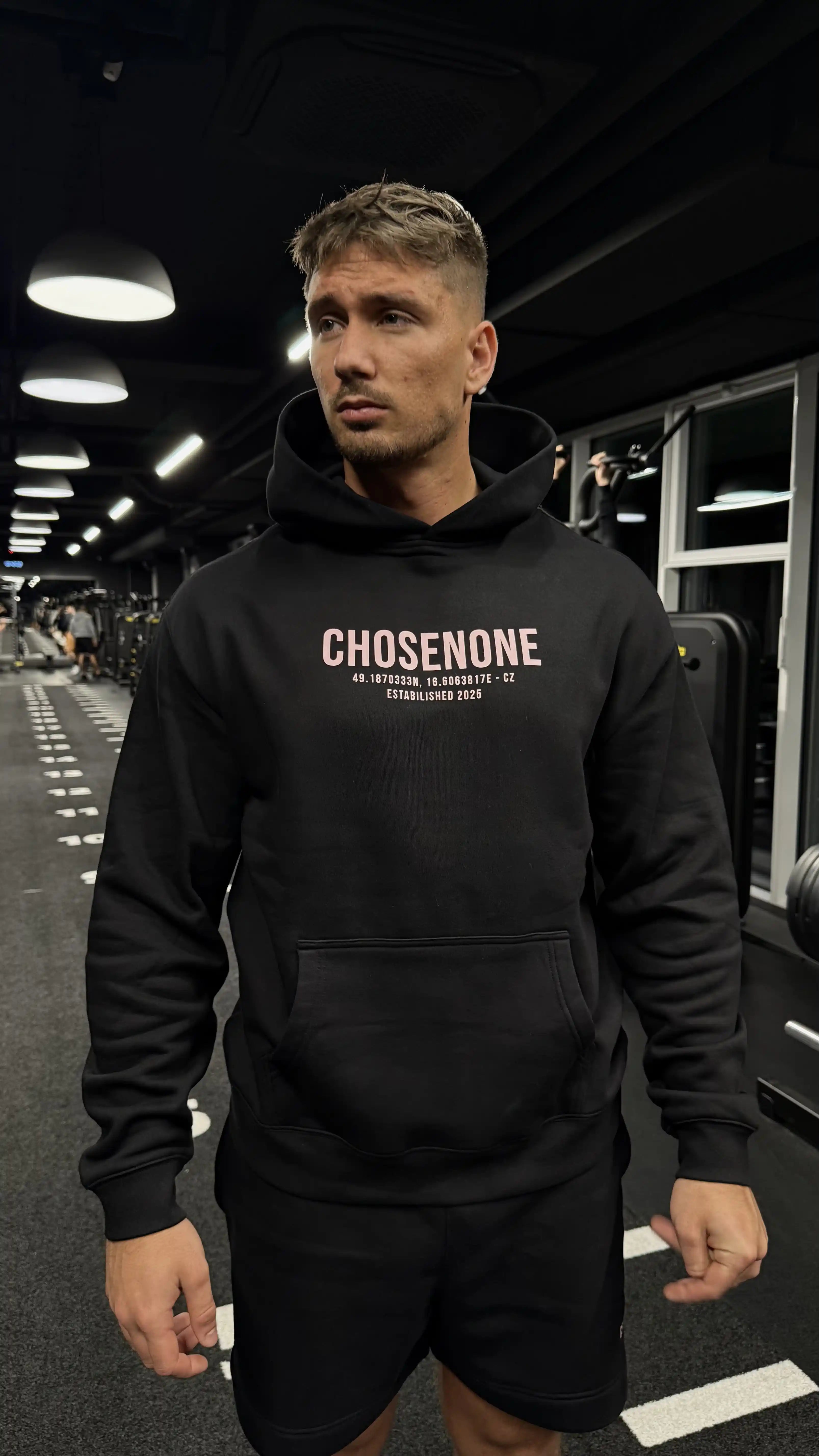 COZY Hoodie Black/Pink (M)