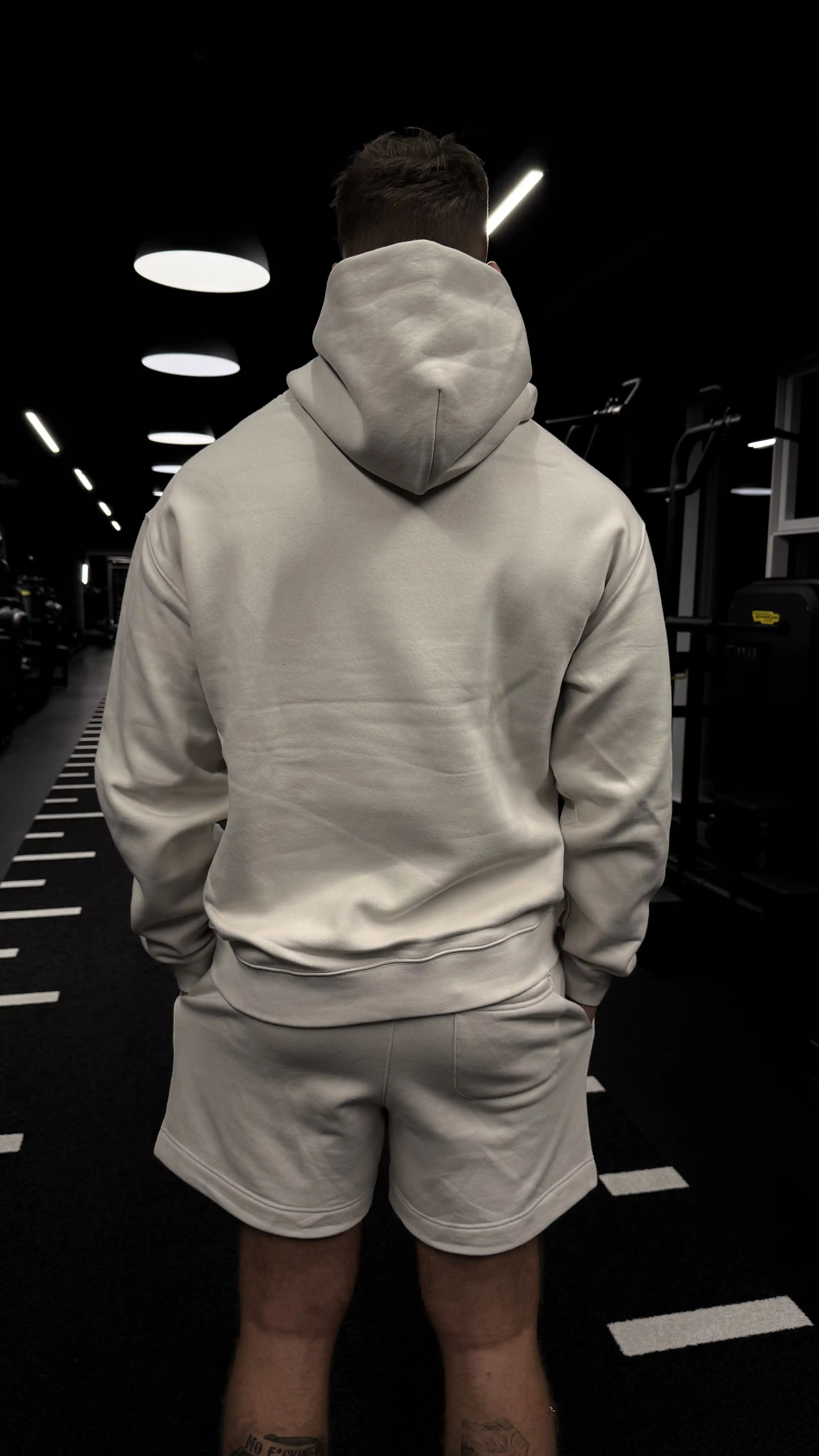 COZY Hoodie Beige/Silver reflex