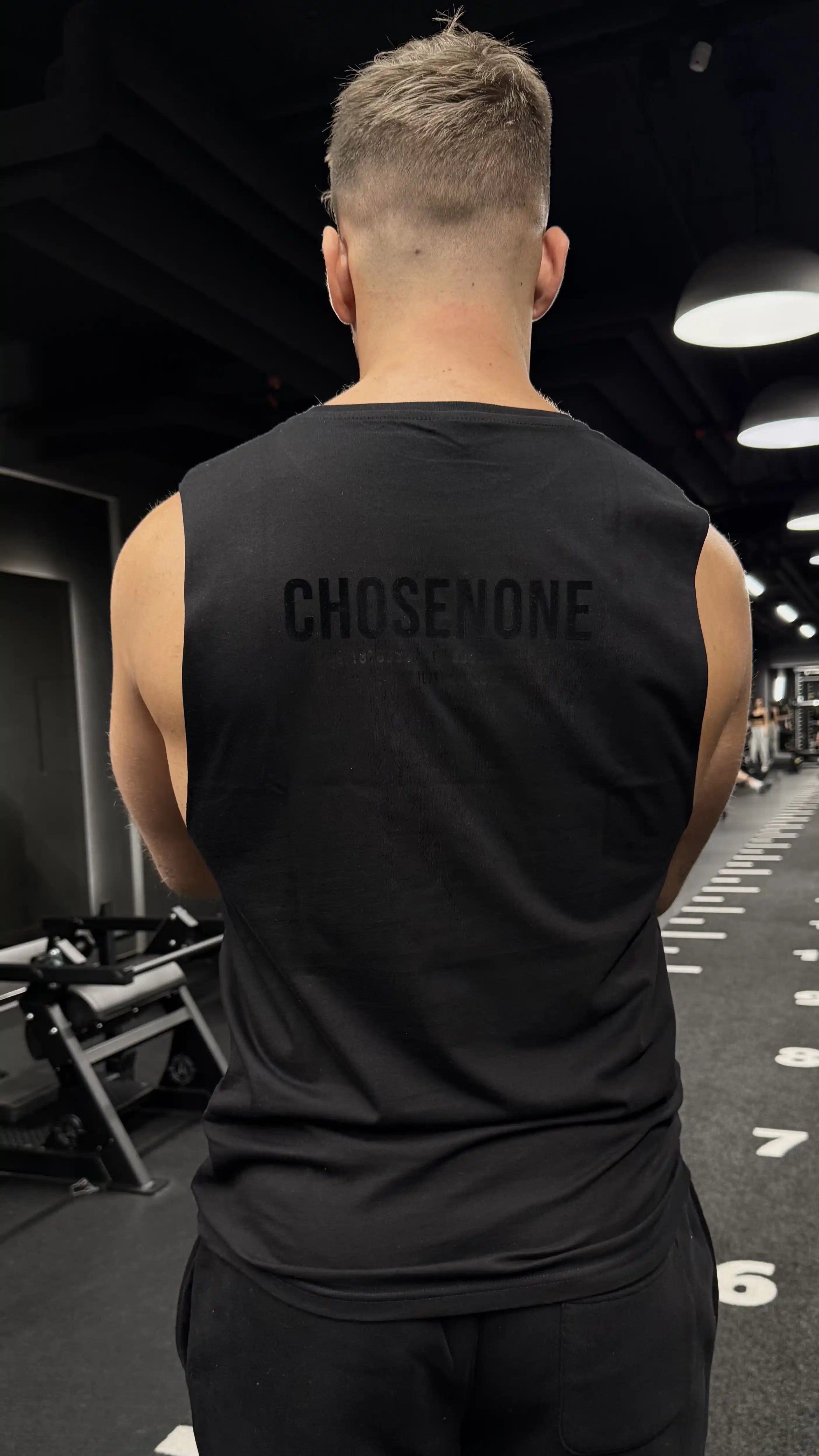 COZY Tank Top Black/Black suede (M)