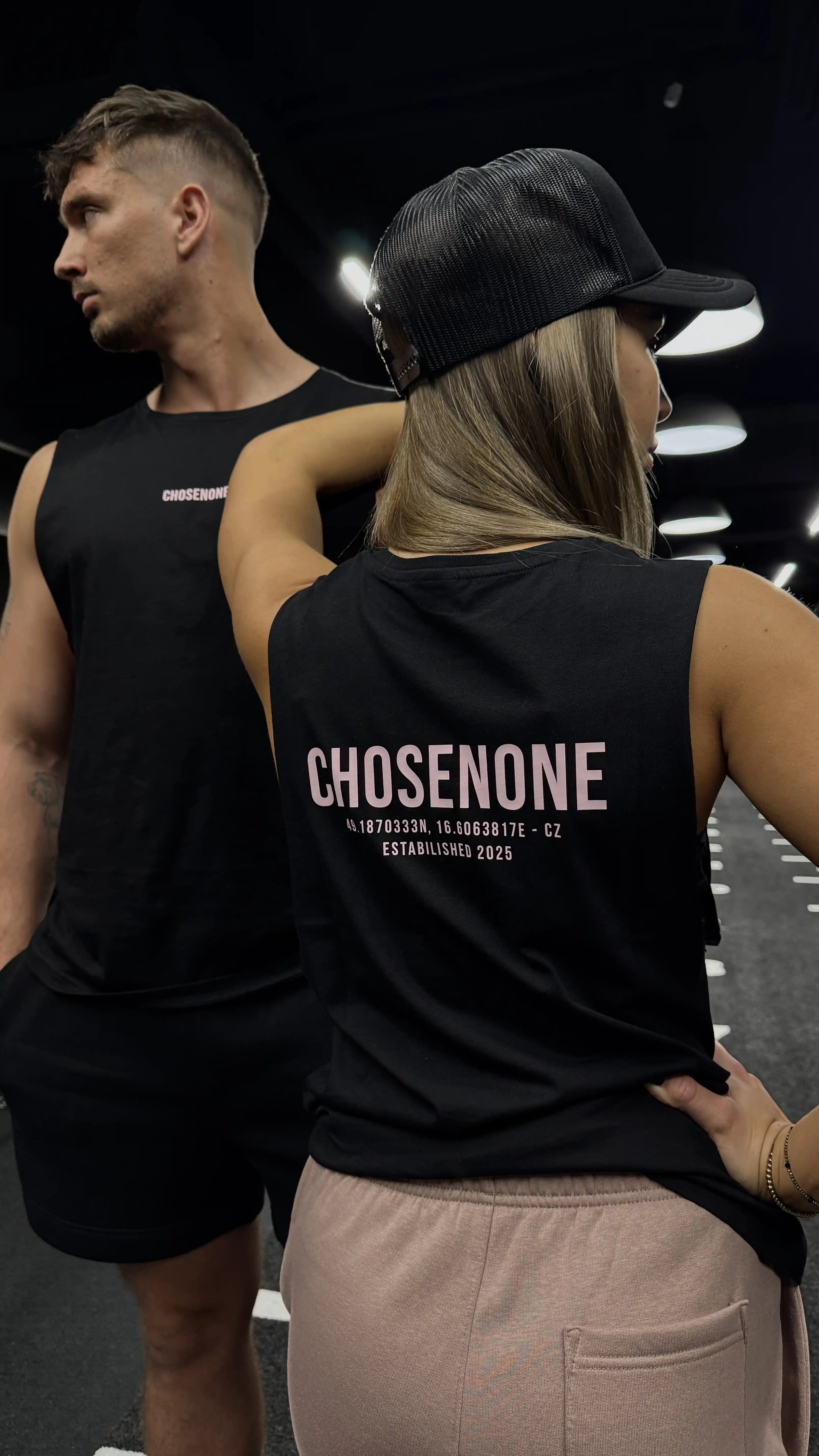 COZY Tank Top Black/Pink (W)