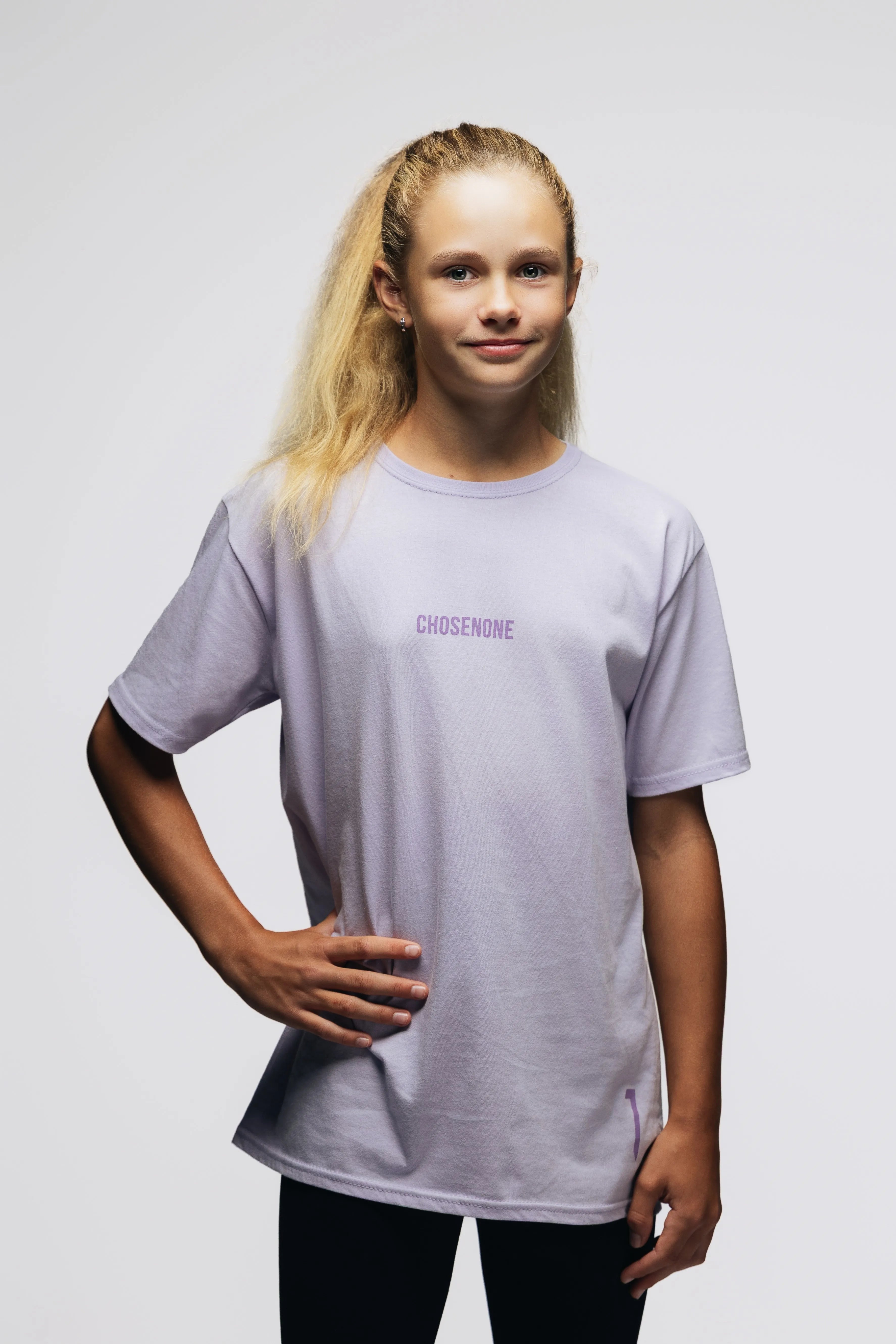 T-shirt Born to Win Lilac
