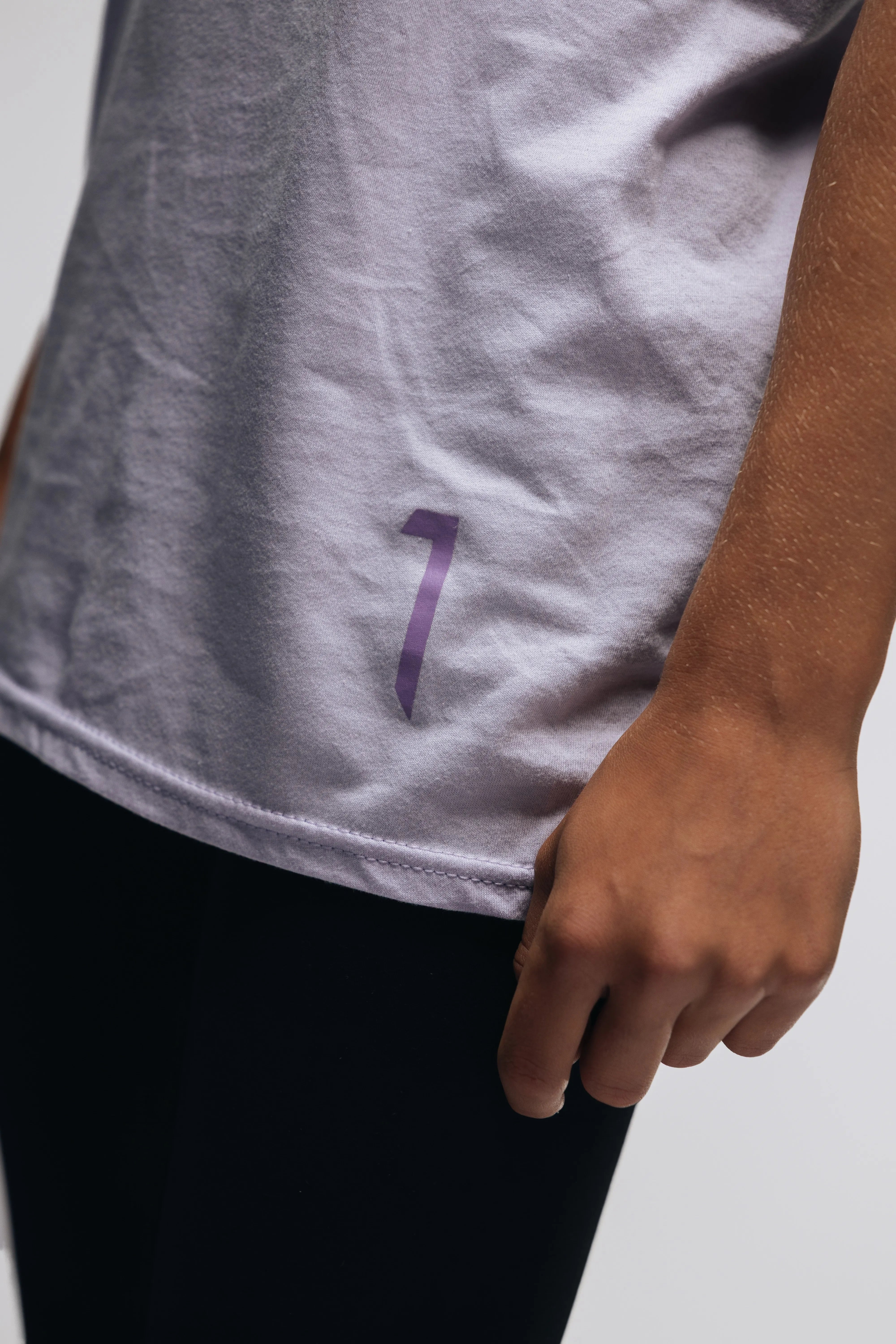 T-shirt Born to Win Lilac