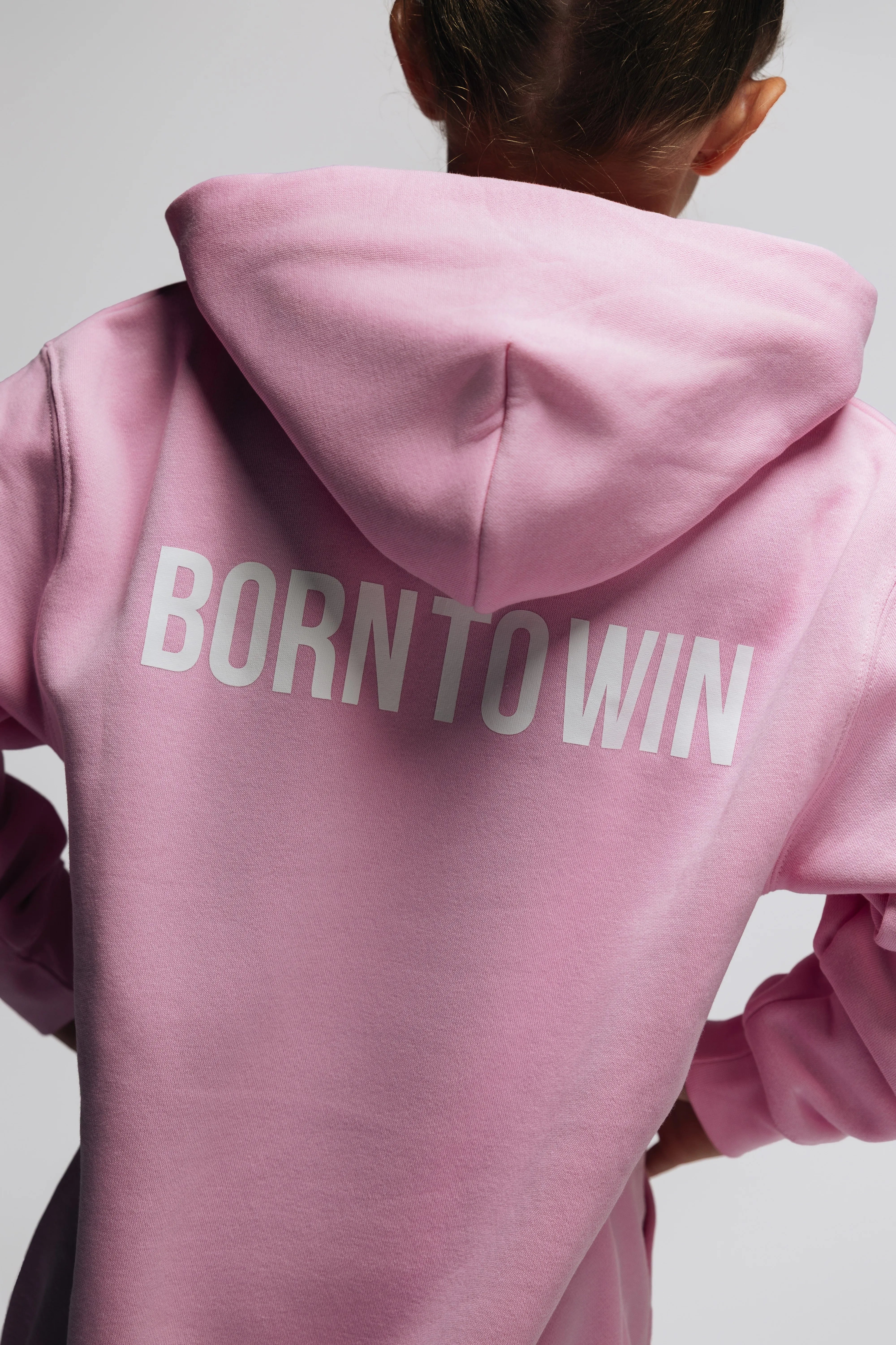 Hoodie Born to Win Pink