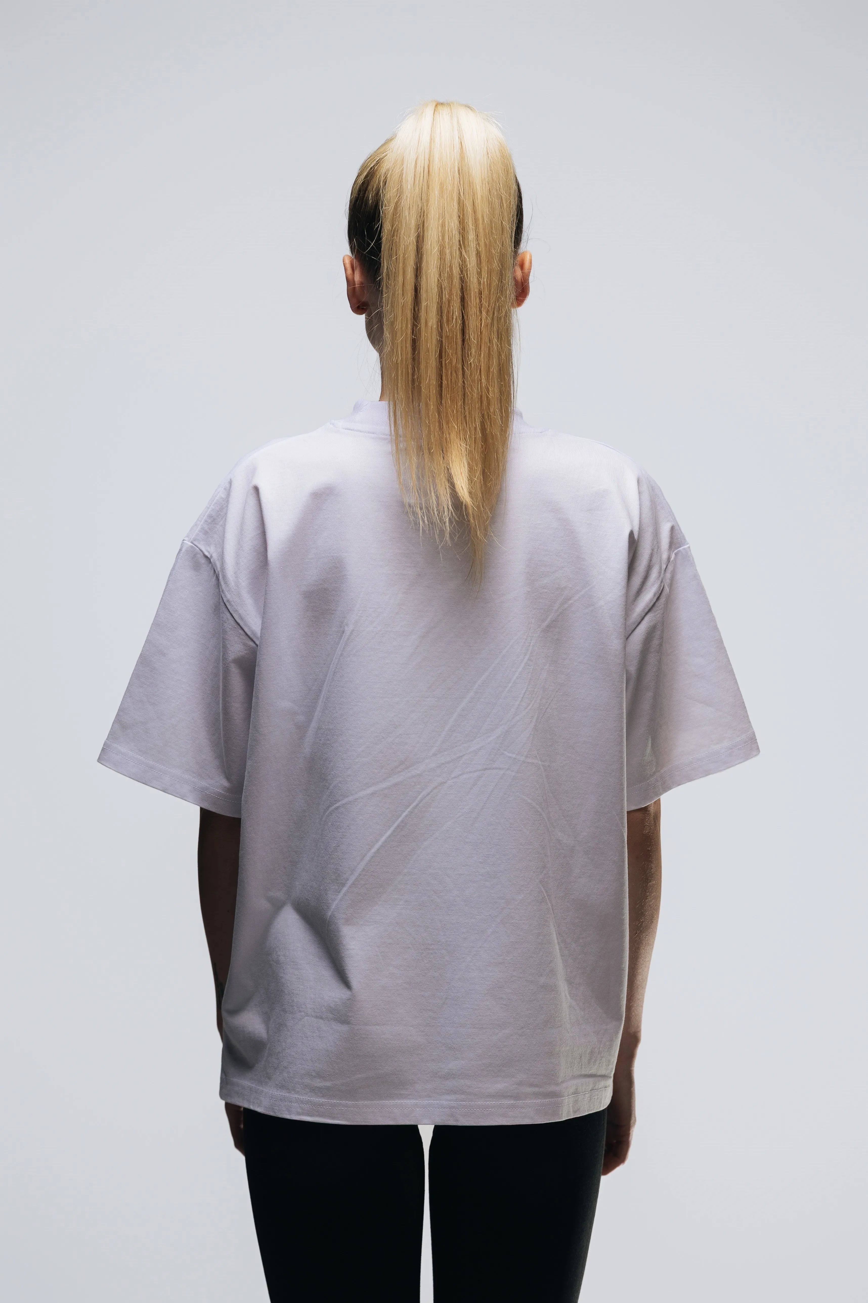 DRIP Oversized T-shirt White/Lilac (W)