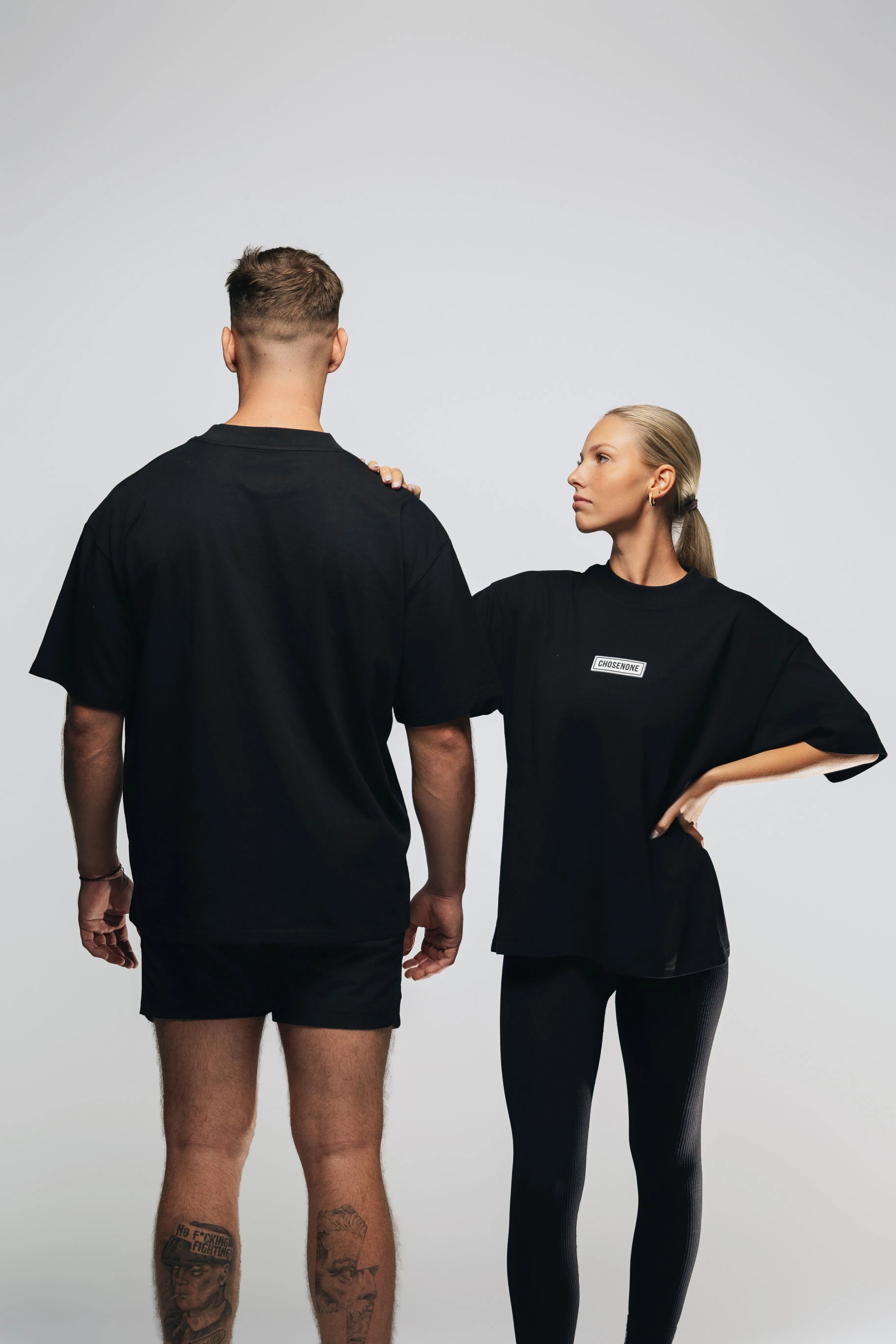 DRIP Oversized T-shirt Black/White (M)