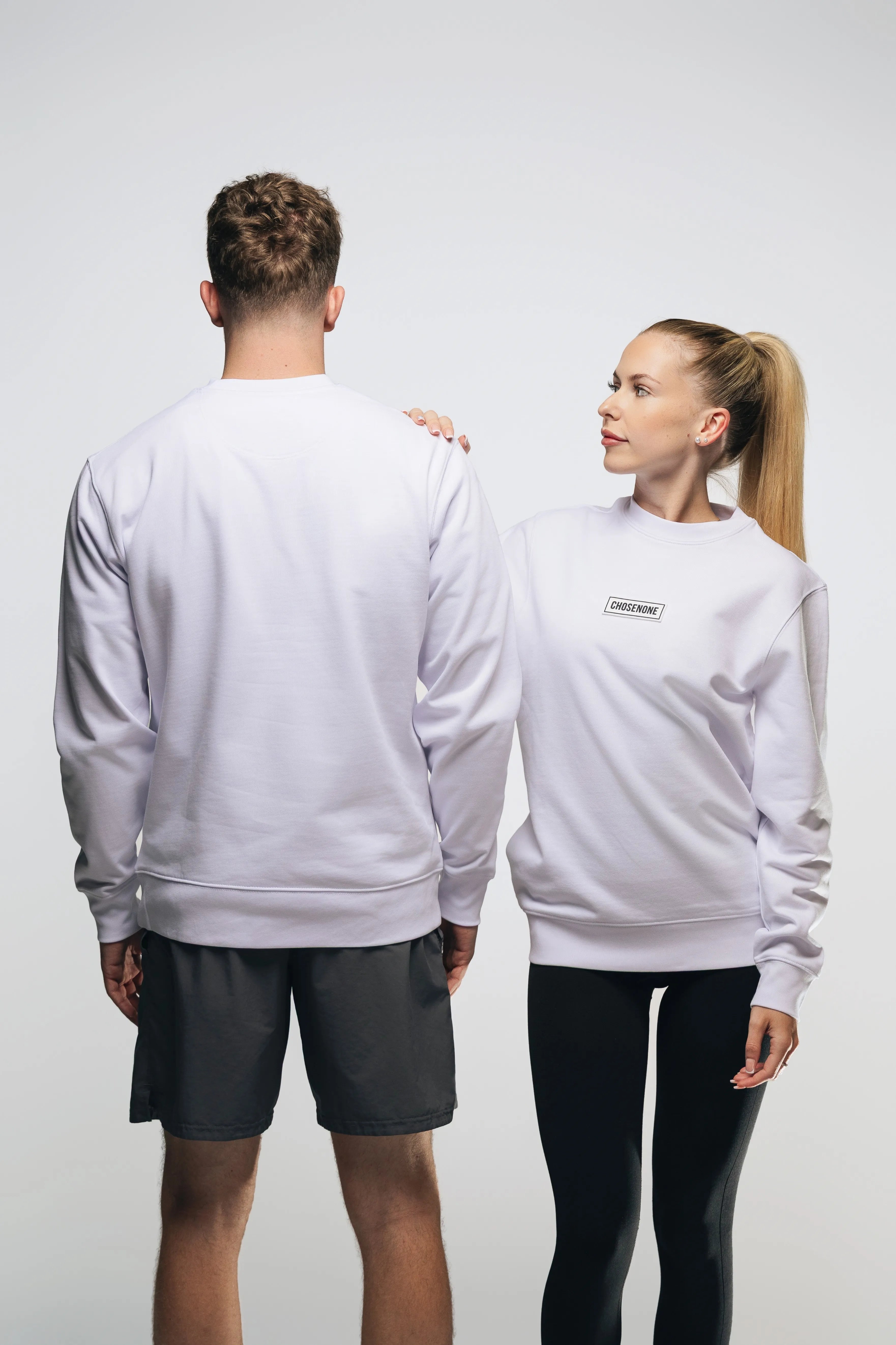 DRIP Crewneck White/White (M)