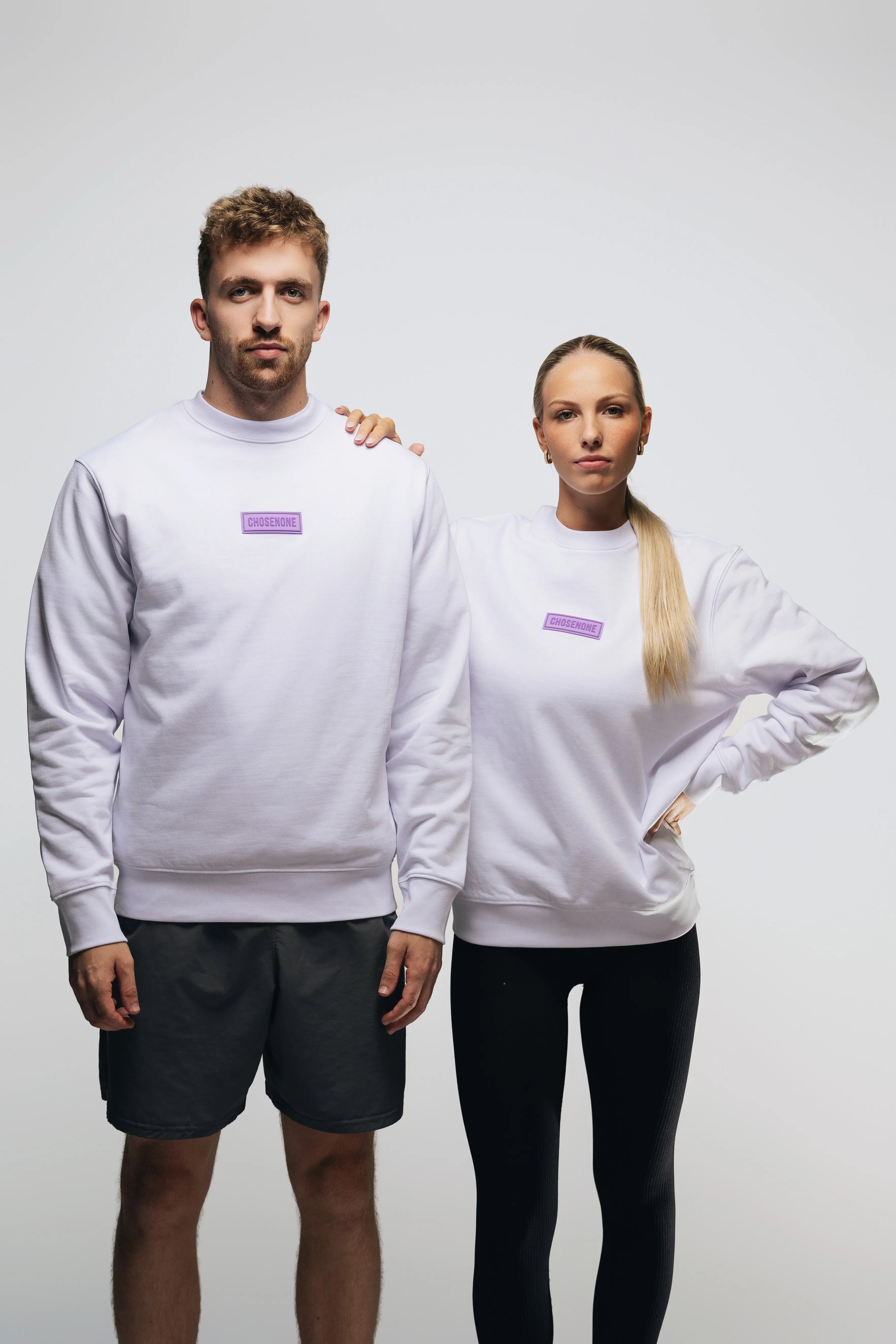 DRIP Crewneck White/Lilac (W)