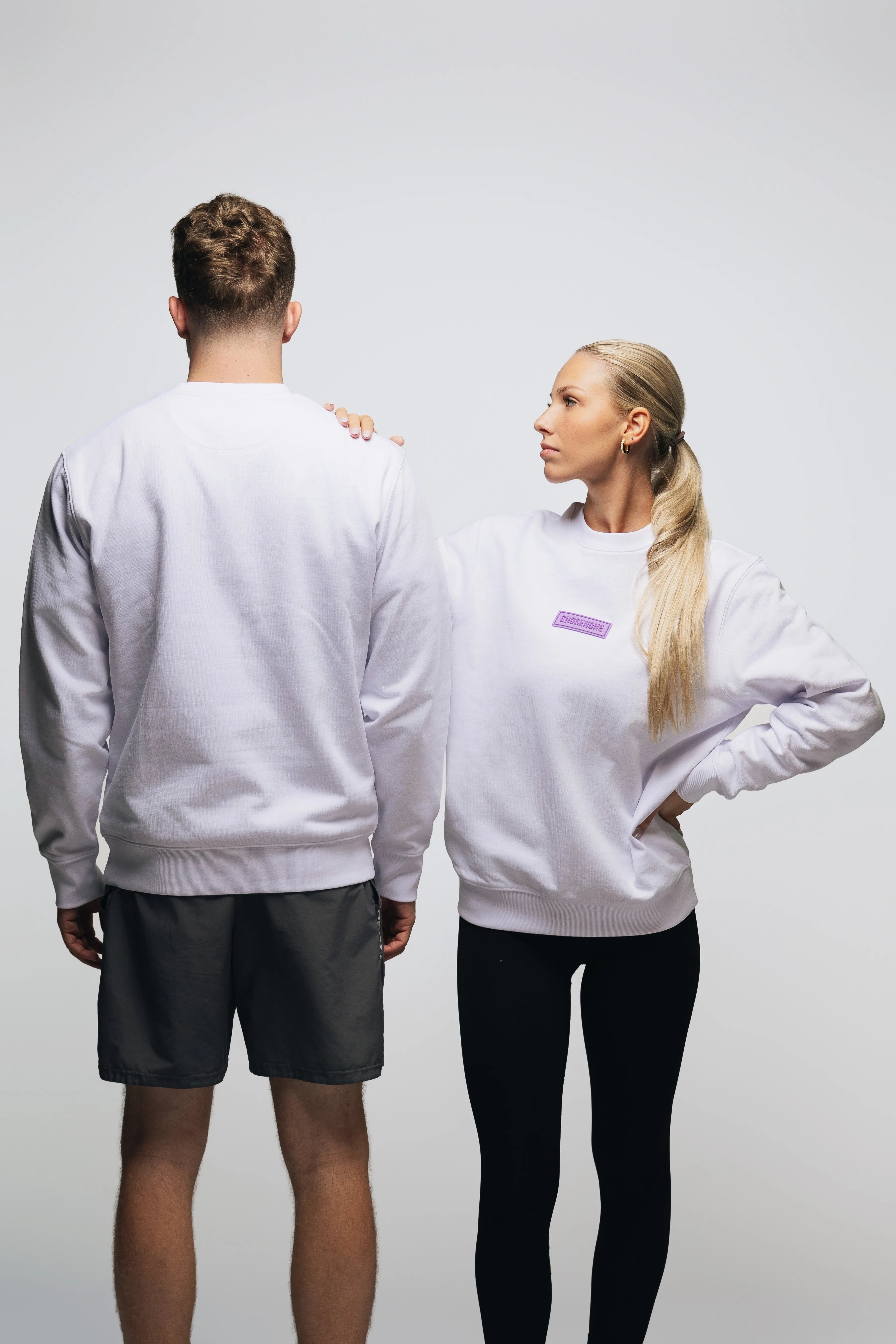 DRIP Crewneck White/Lilac (M)