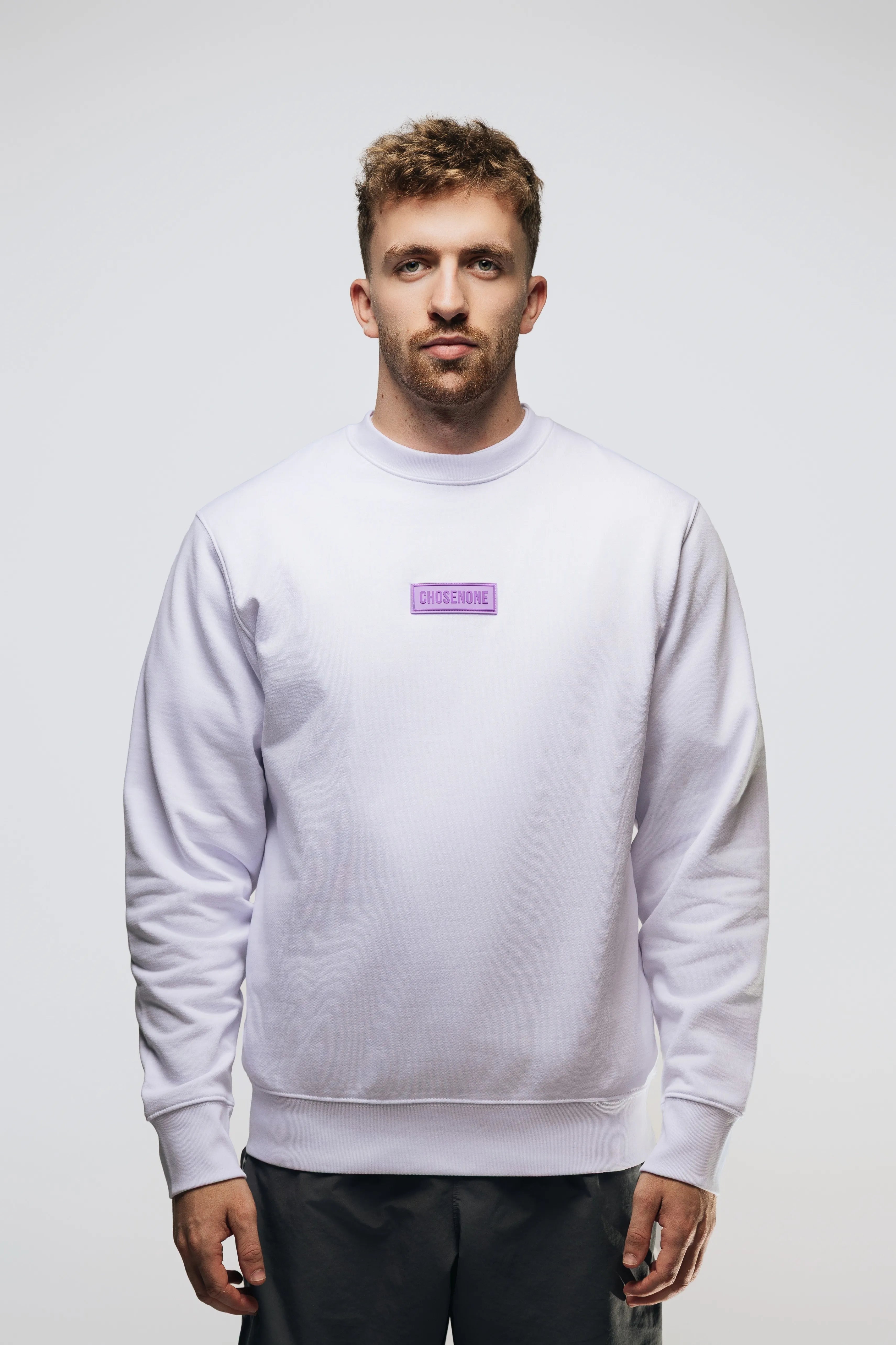 DRIP Crewneck White/Lilac (M)