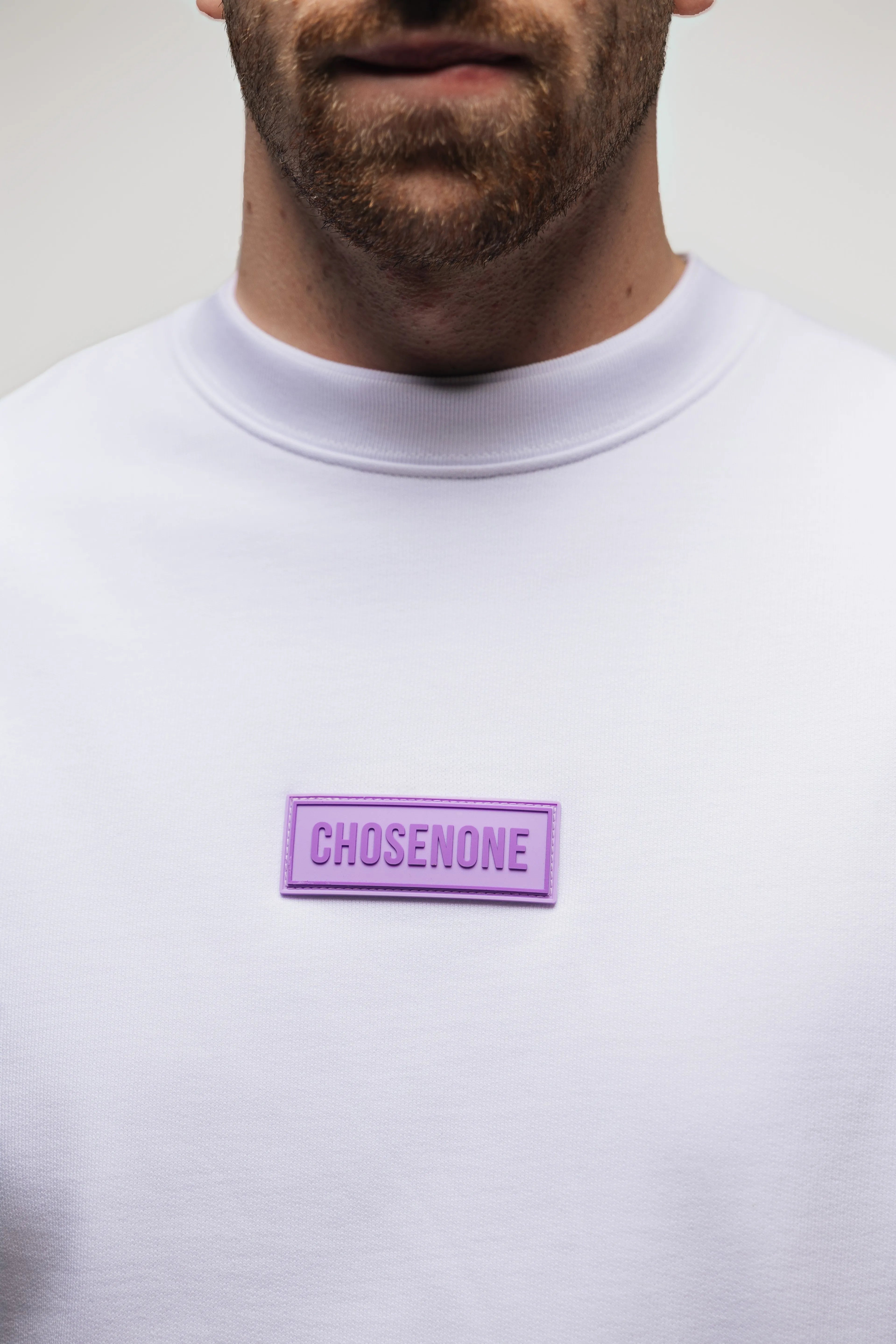 DRIP Crewneck White/Lilac (M)