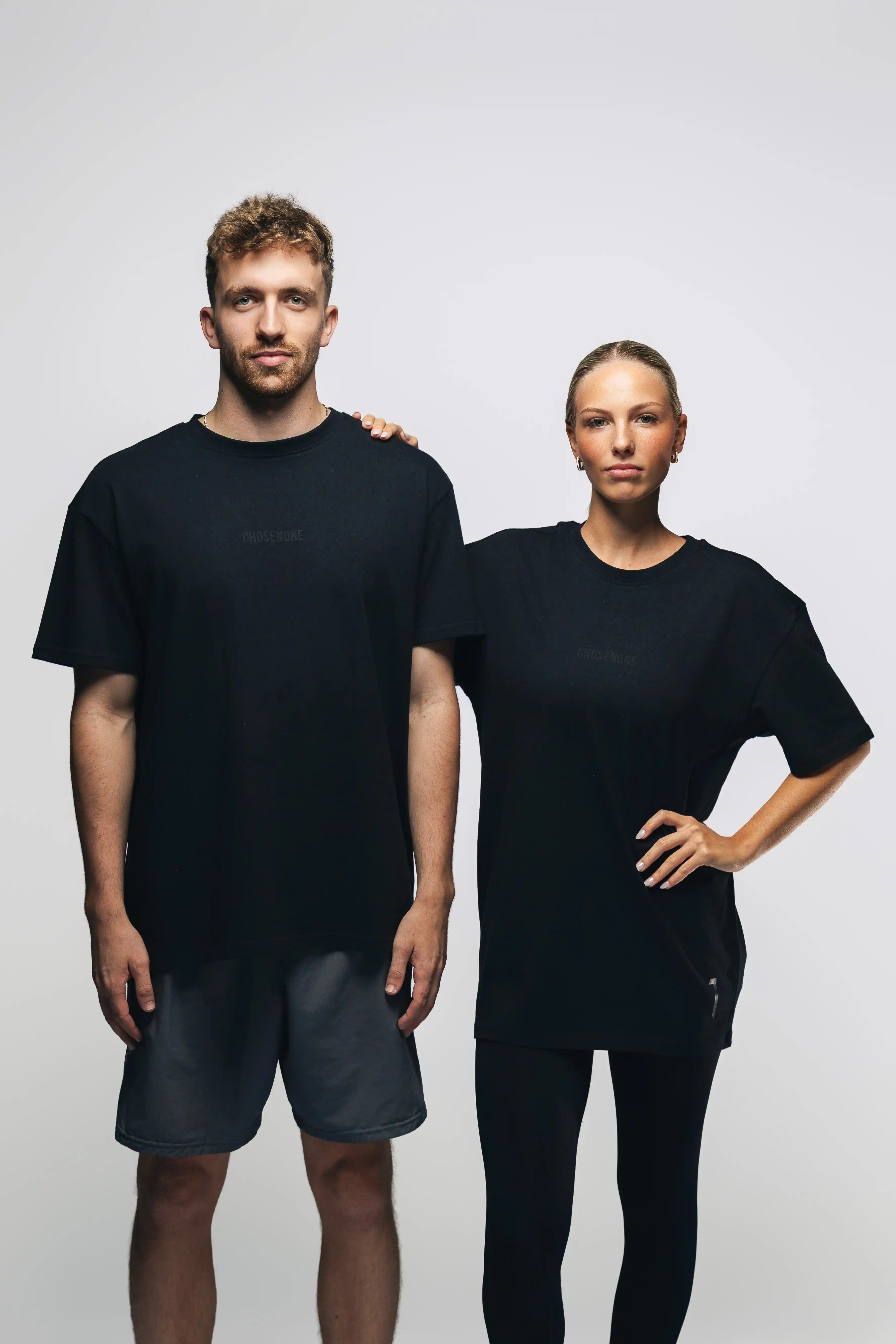 ESSENTIALS oversized T-shirt black (W)